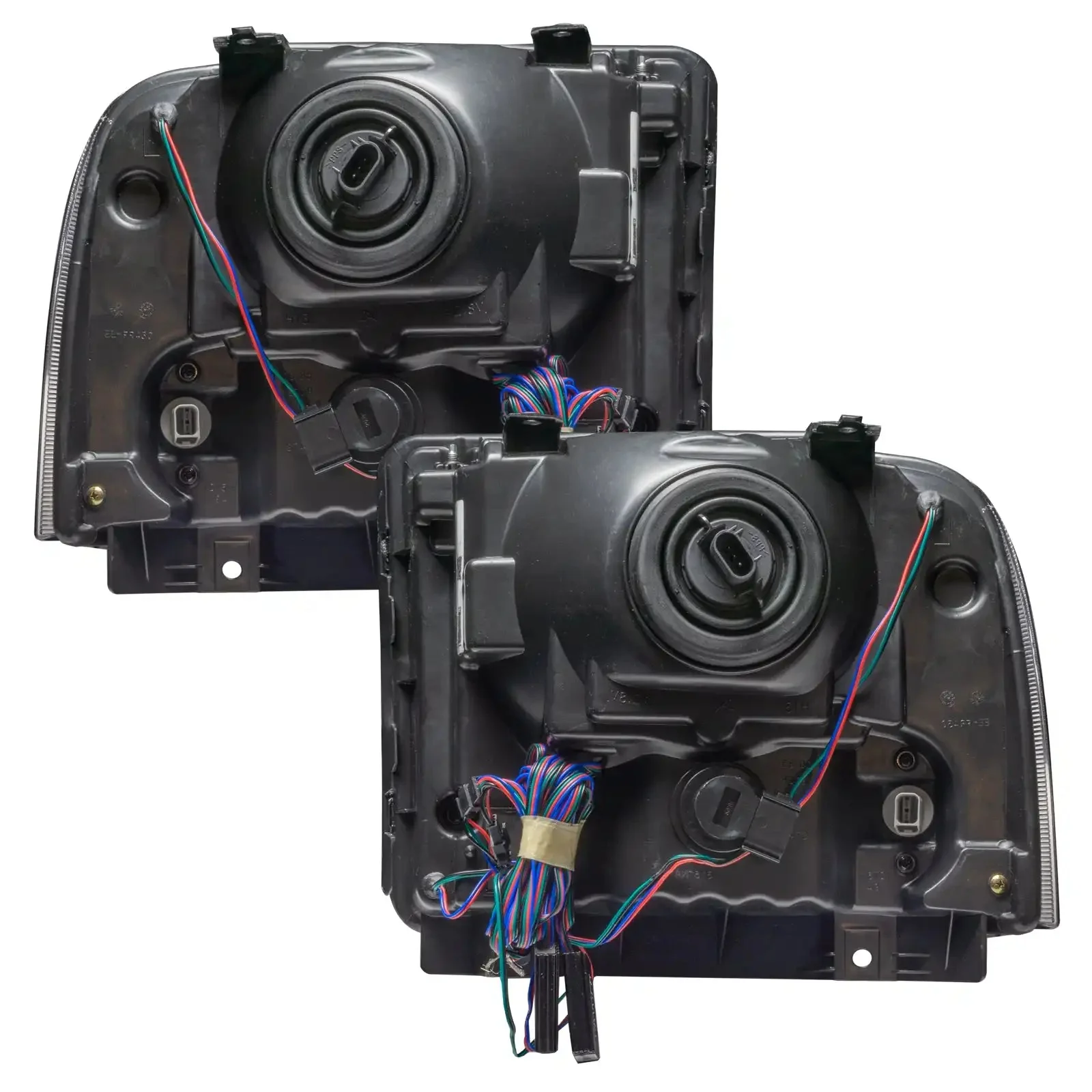 ORACLE Lighting 2005-2007 Ford F-250/F-350 Super Duty Pre-Assembled Halo Headlights - Chrome Housing - Image 4
