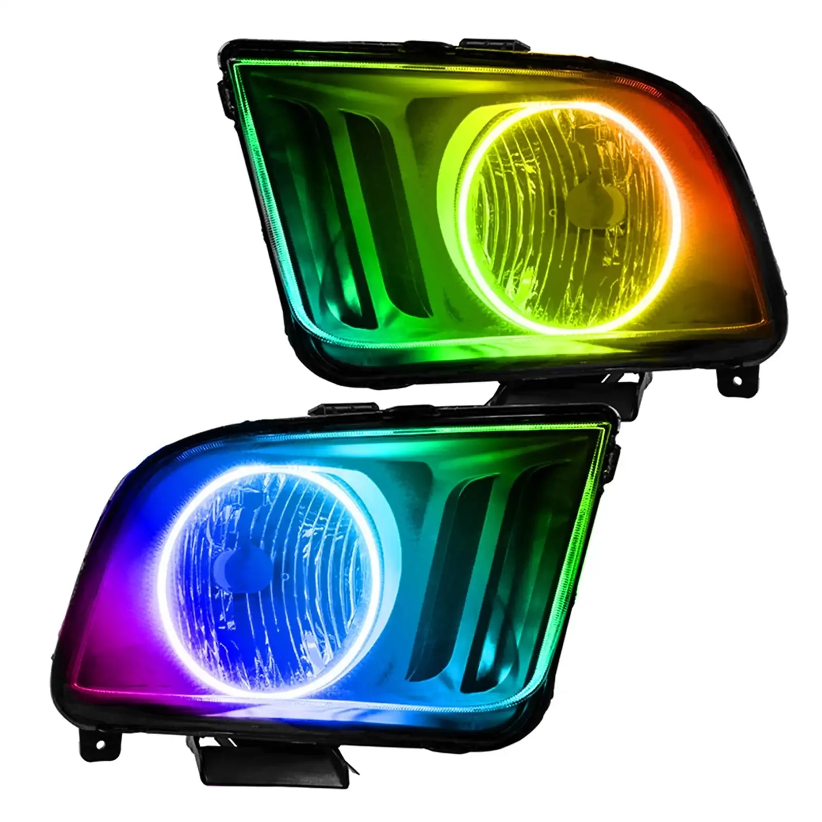 ORACLE Lighting 2005-2009 Ford Mustang  Pre-Assembled Headlights - Black - Image 7