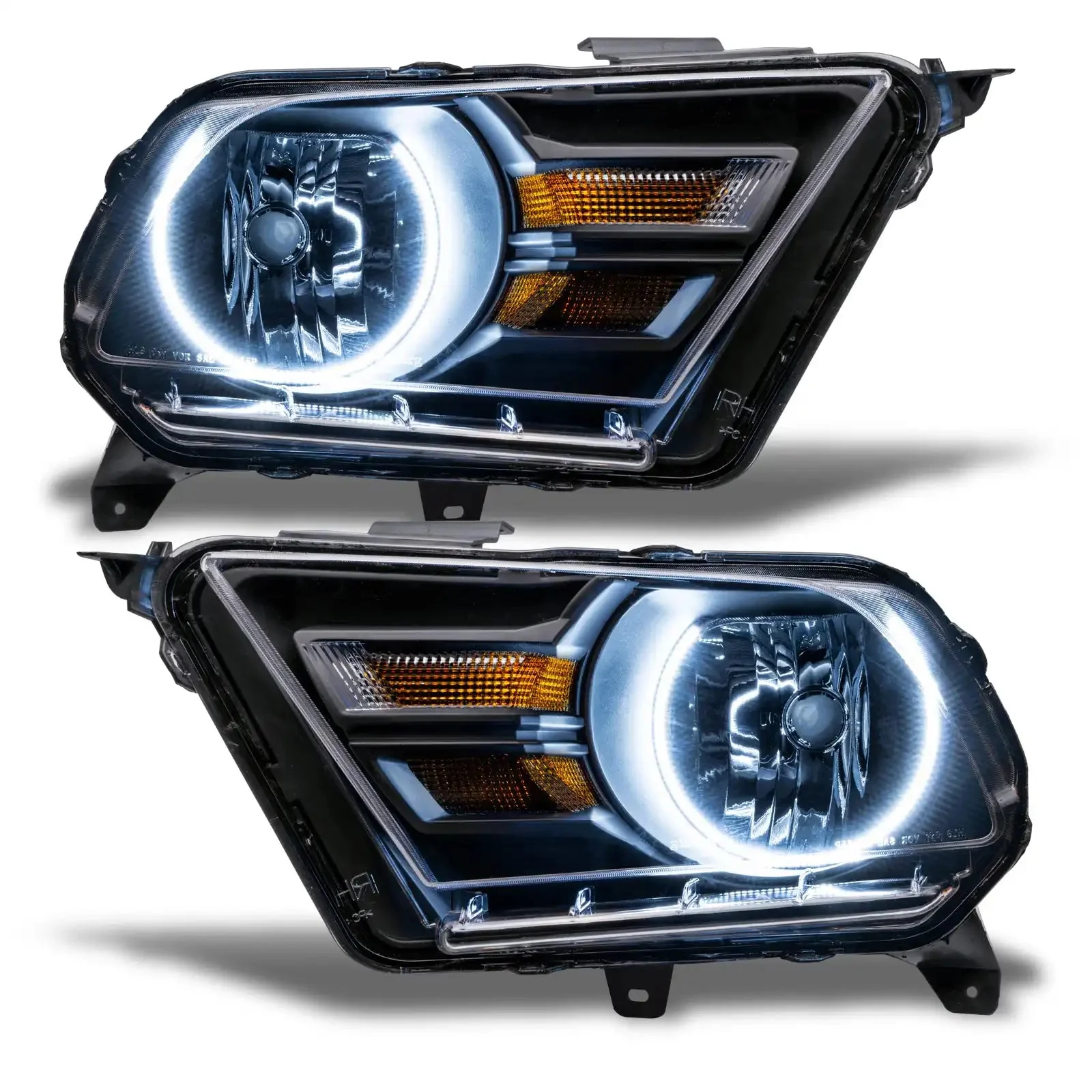 ORACLE Lighting 2010-2014 Ford Mustang Pre-Assembled Headlights (Non-HID) - Image 7