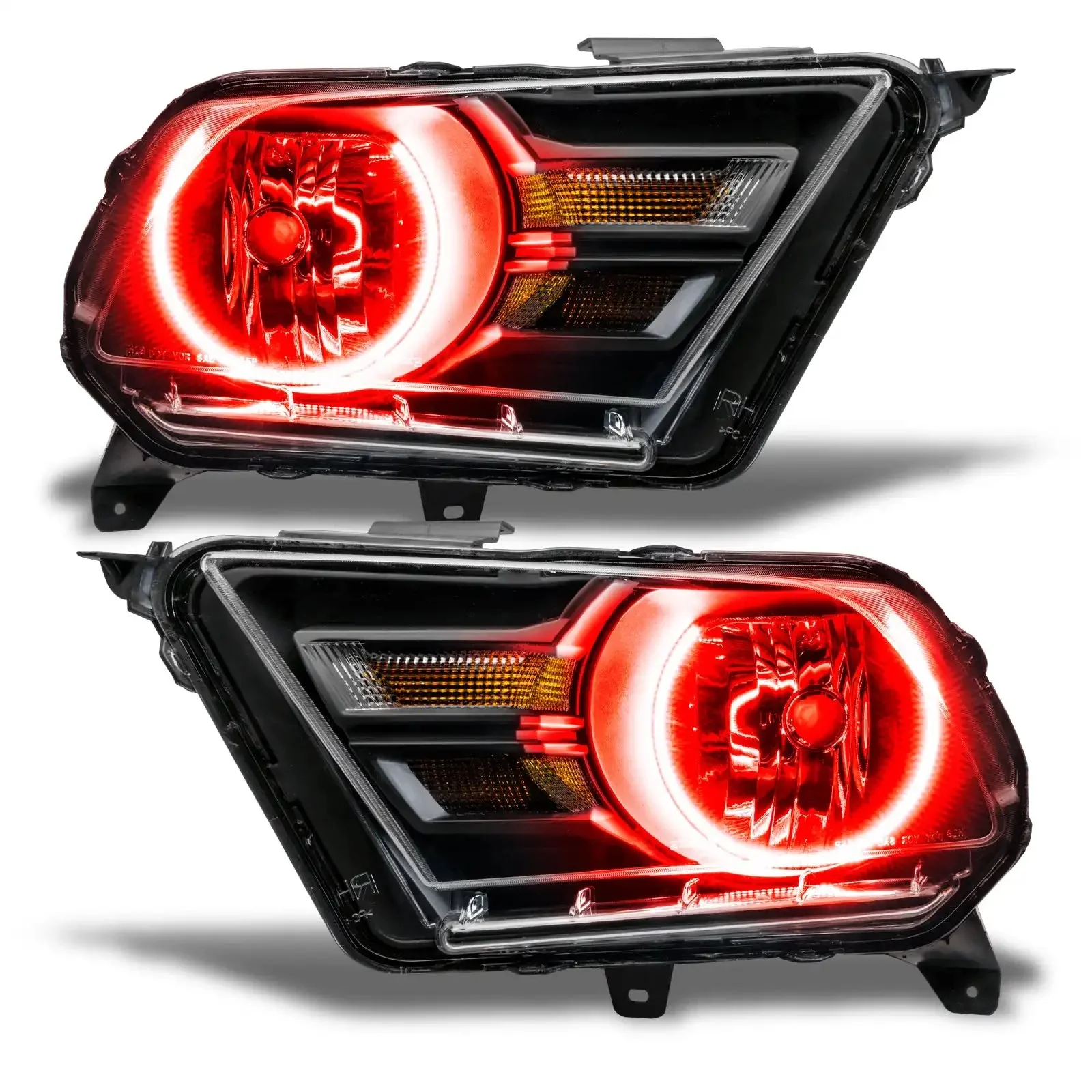 ORACLE Lighting 2010-2014 Ford Mustang Pre-Assembled Headlights (Non-HID) - Image 8