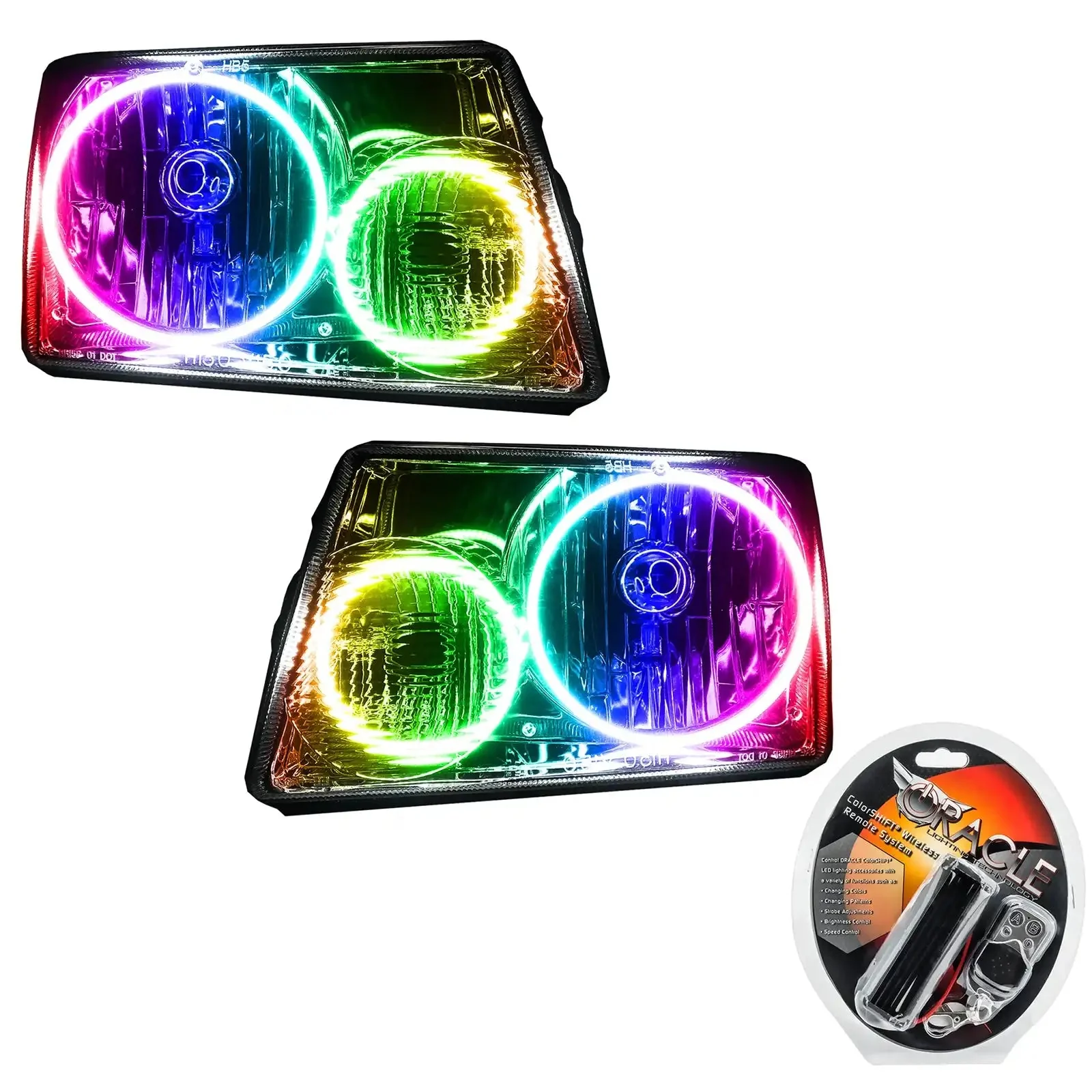 ORACLE Lighting 2001-2011 Ford Ranger Pre-Assembled Halo Headlights - Image 6