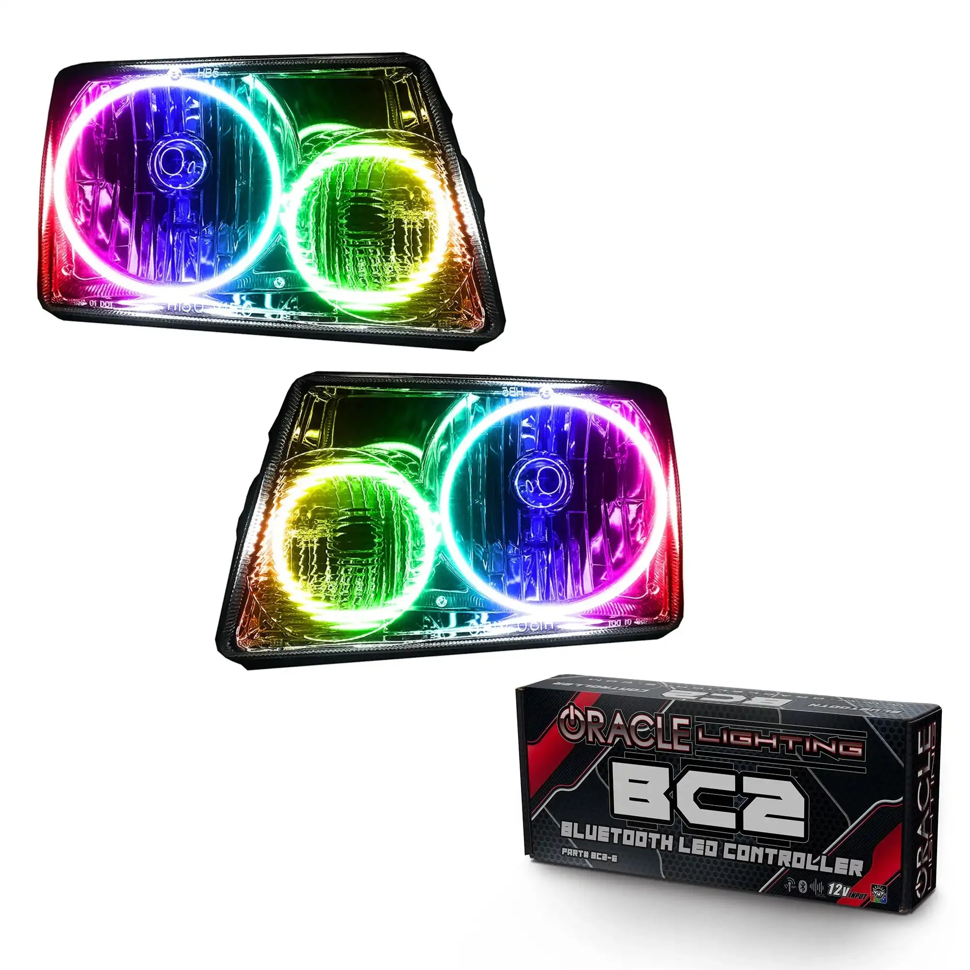 ORACLE Lighting 2001-2011 Ford Ranger Pre-Assembled Halo Headlights - Image 8