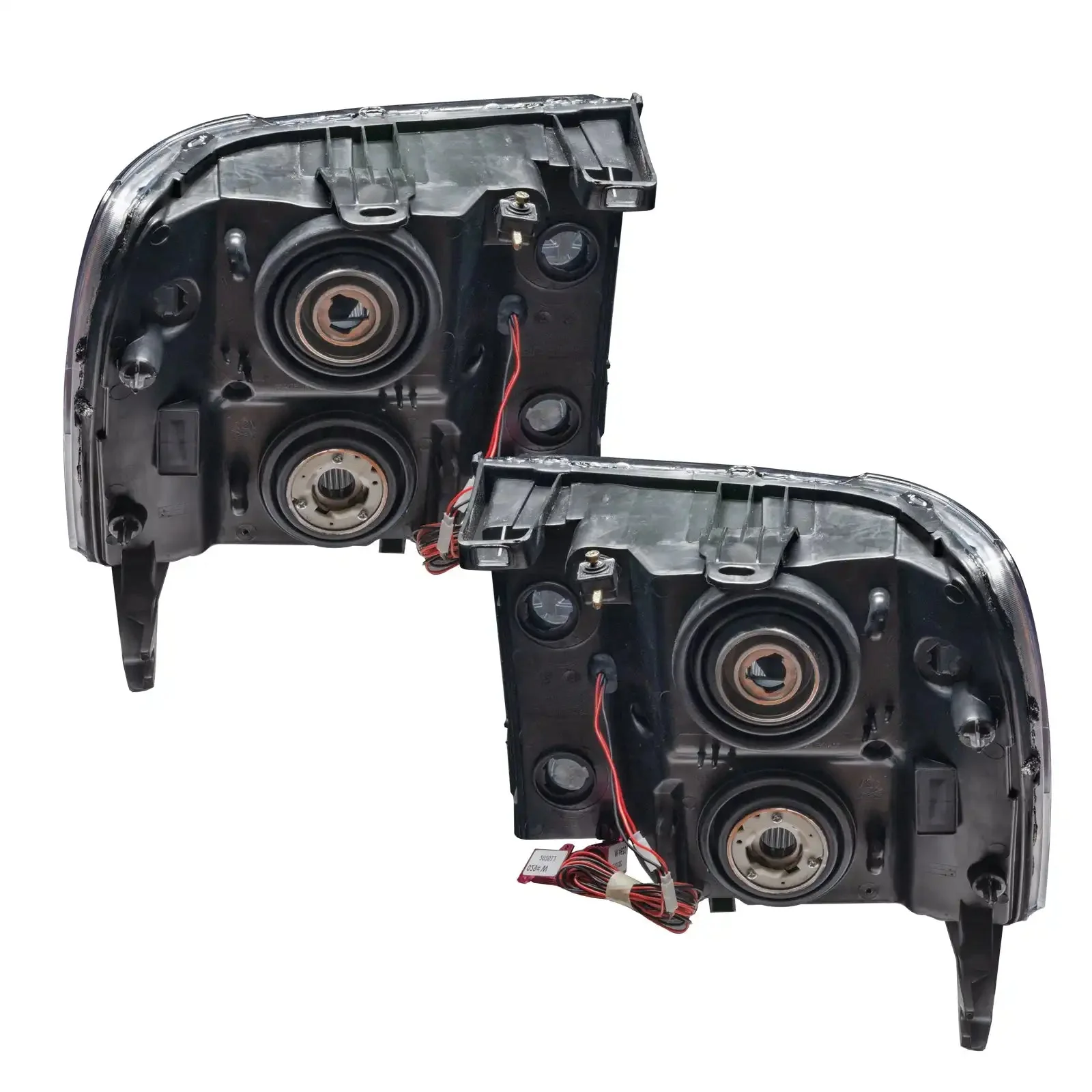 ORACLE Lighting 2007-2013 GMC Sierra Pre-Assembled Halo Headlights - Round Ring Design - Image 4
