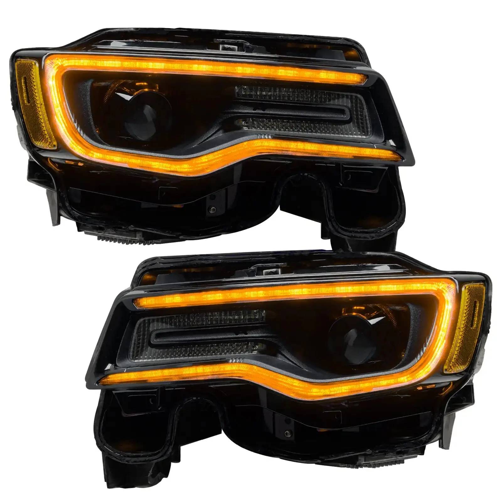 2014-2021 Jeep Grand Cherokee Dynamic ColorSHIFT Headlight DRL Upgrade Kit - Image 10