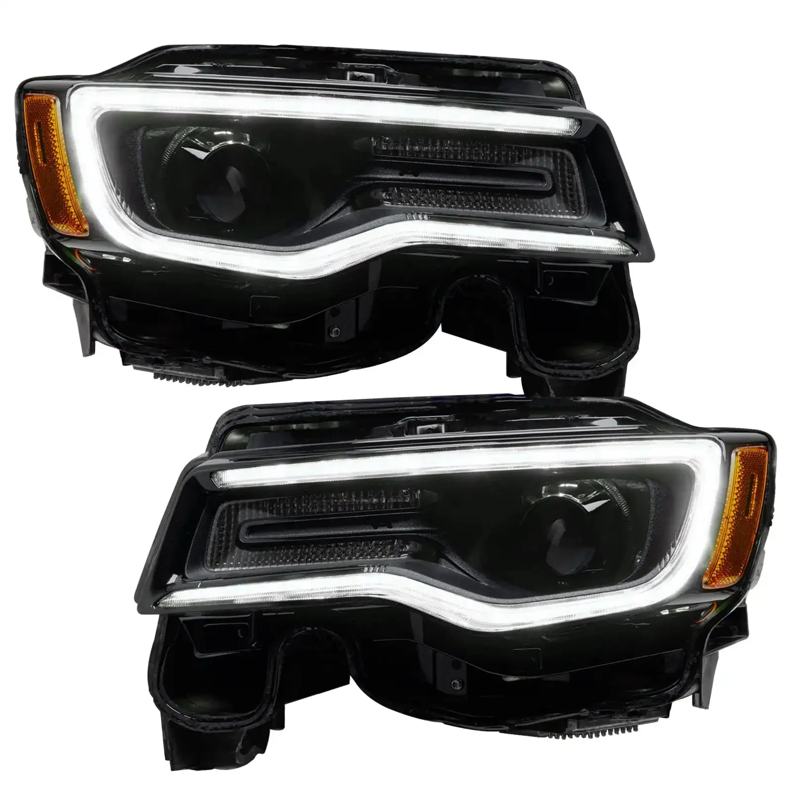 2014-2021 Jeep Grand Cherokee Dynamic ColorSHIFT Headlight DRL Upgrade Kit - Image 6