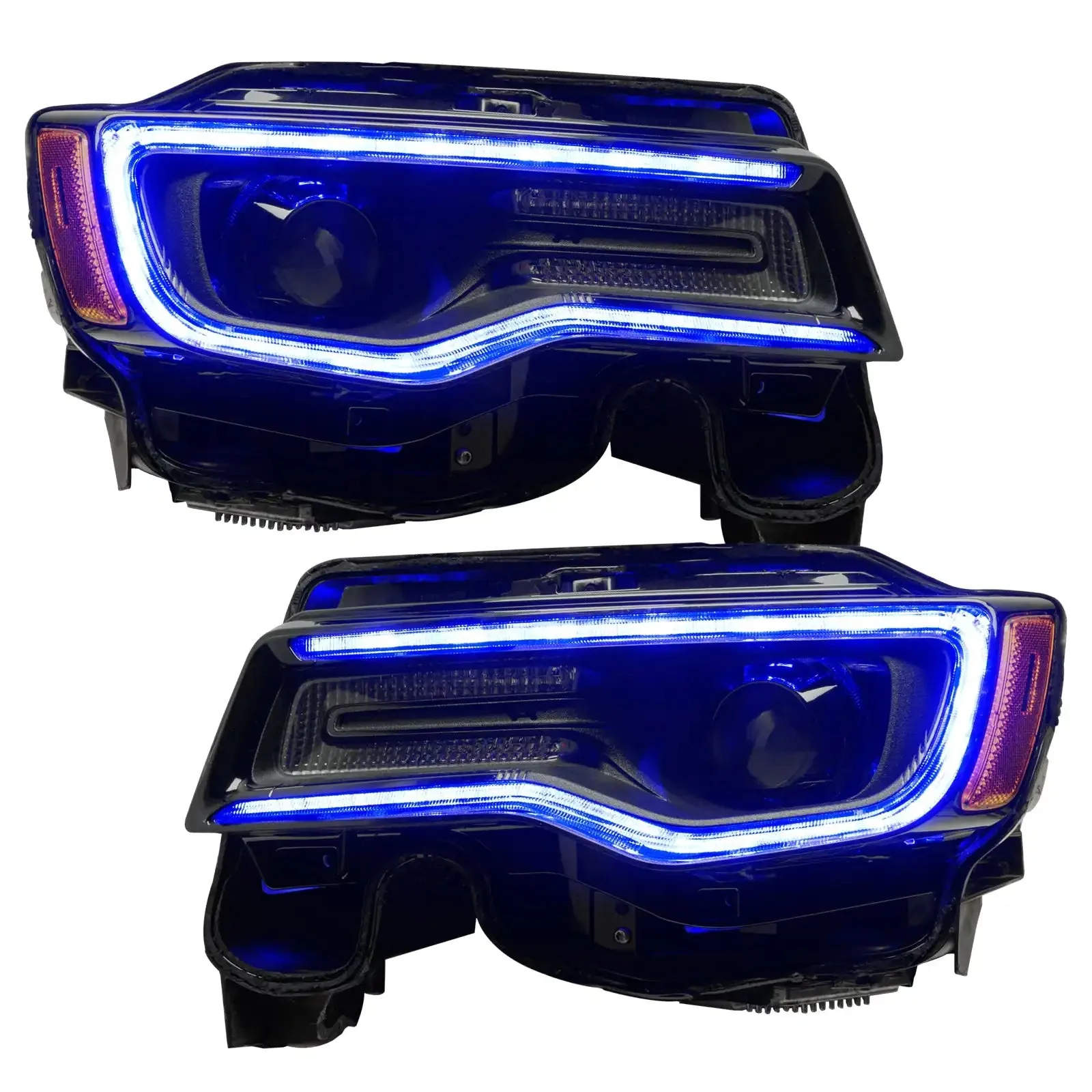 2014-2021 Jeep Grand Cherokee Dynamic ColorSHIFT Headlight DRL Upgrade Kit - Image 7