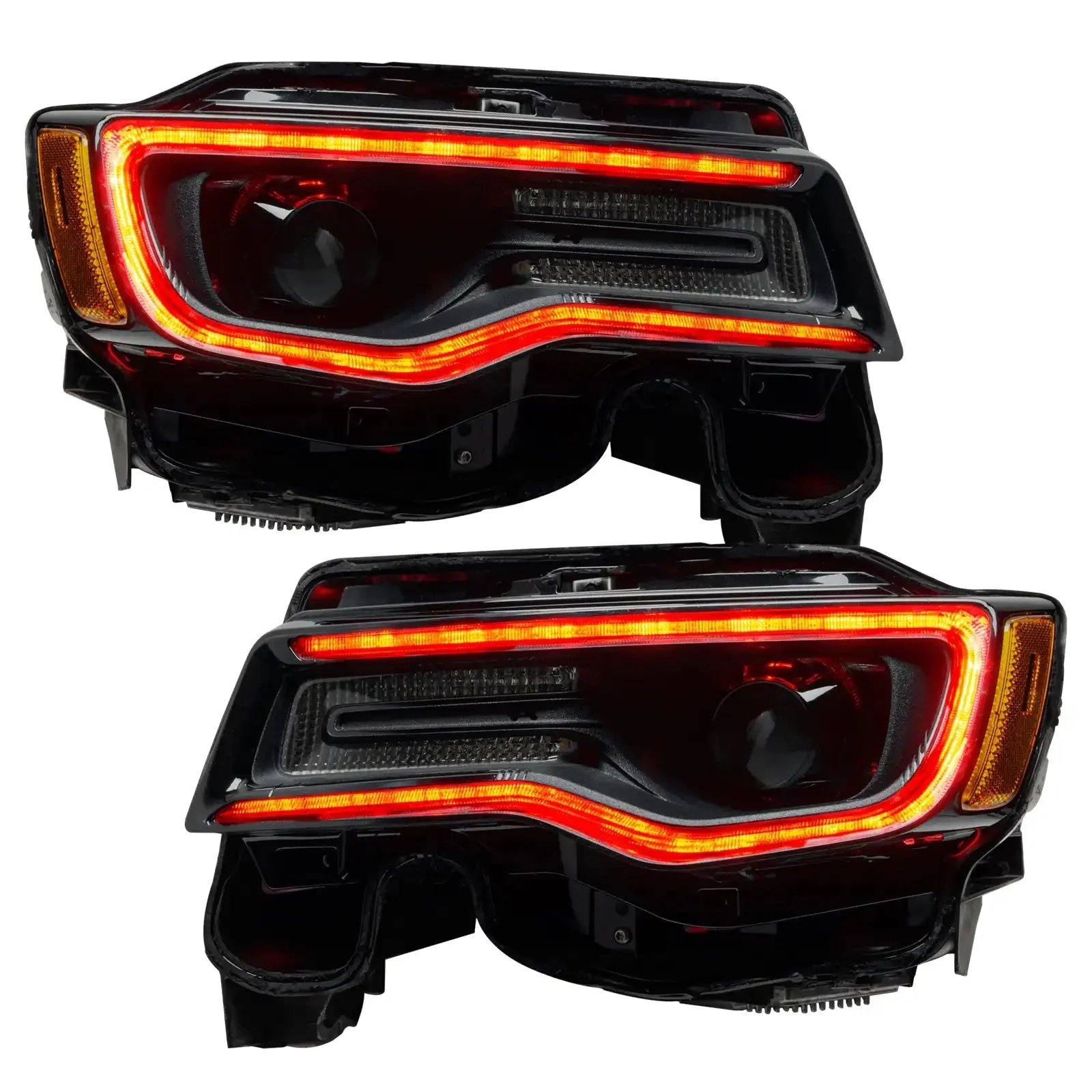 2014-2021 Jeep Grand Cherokee Dynamic ColorSHIFT Headlight DRL Upgrade Kit - Image 8