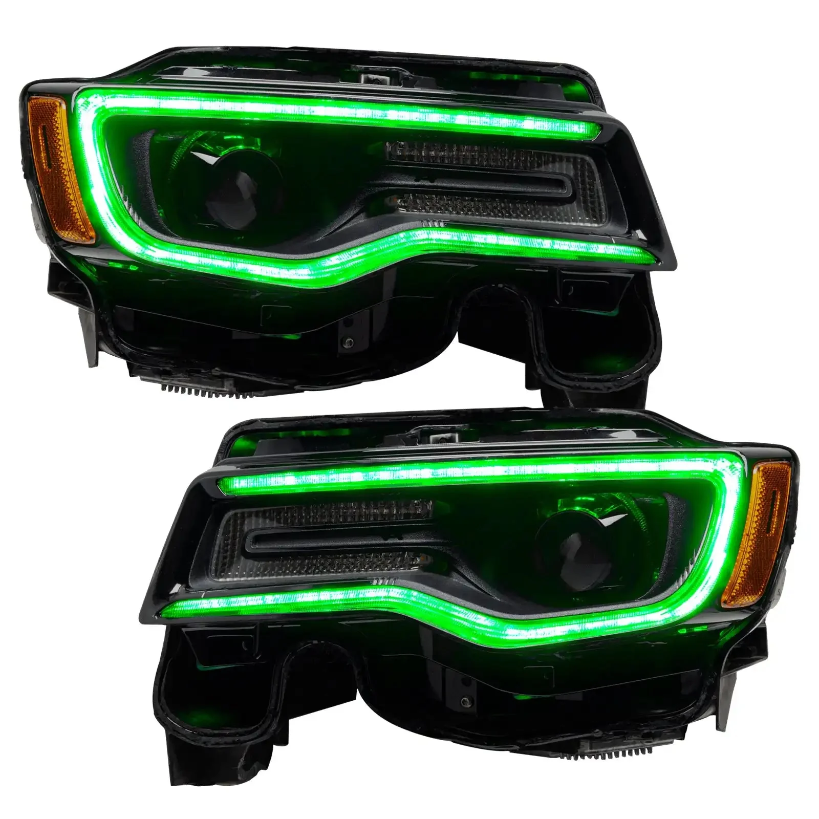 2014-2021 Jeep Grand Cherokee Dynamic ColorSHIFT Headlight DRL Upgrade Kit - Image 9
