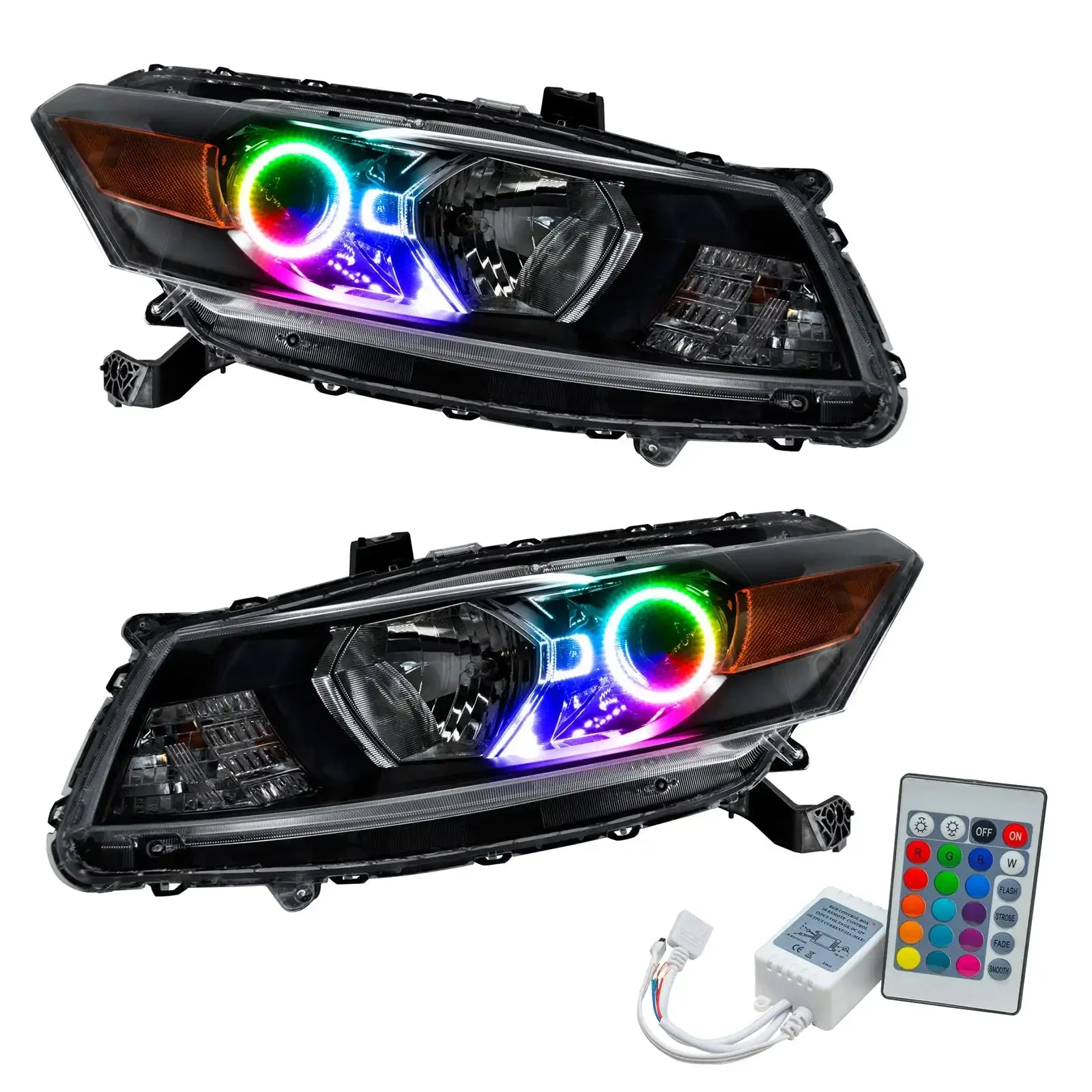 ORACLE Lighting 2008-2012 Honda Accord Coupe Pre-Assembled Halo Headlights - Image 9