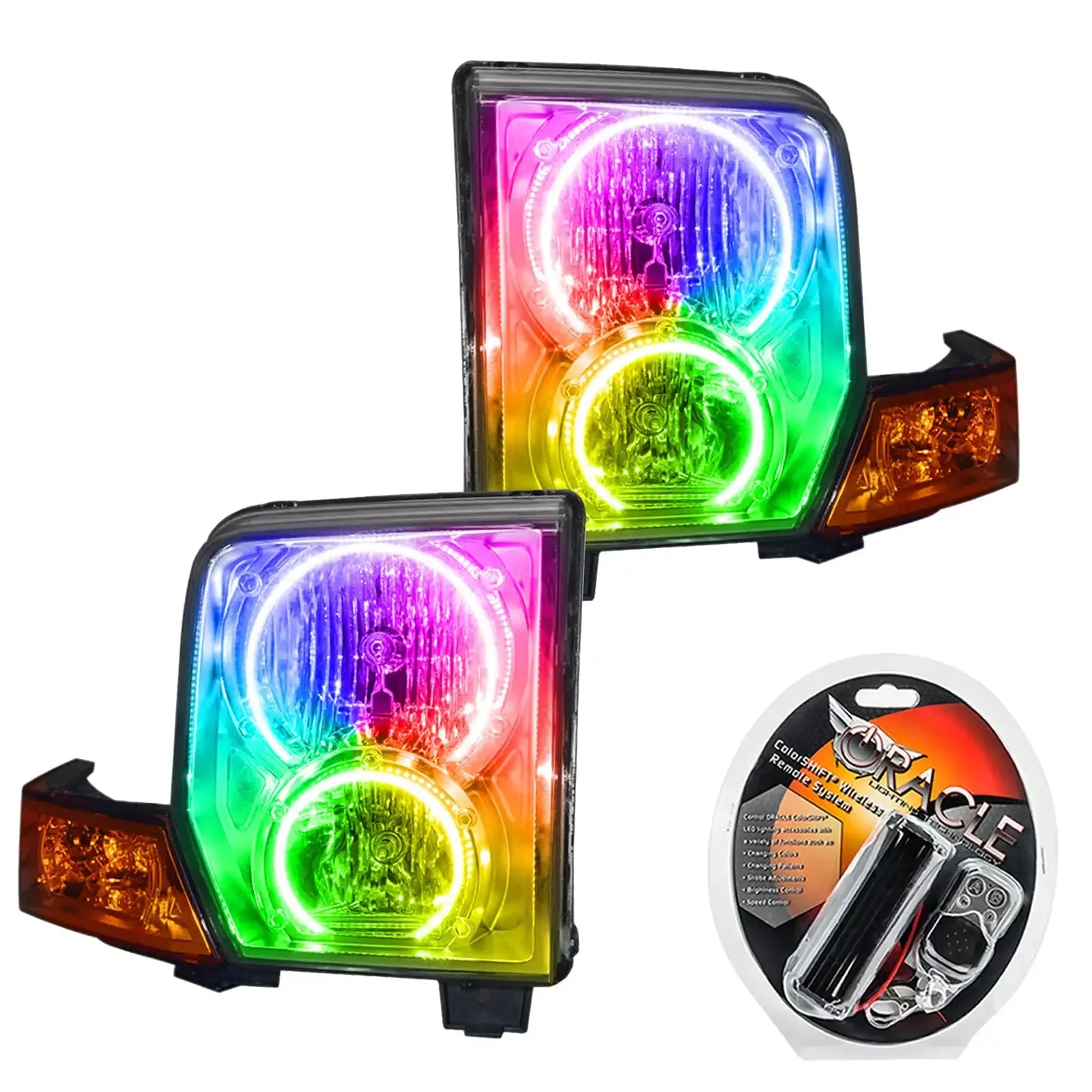 ORACLE Lighting 2006-2010 Jeep Commander Pre-Assembled Halo Headlights - Image 9