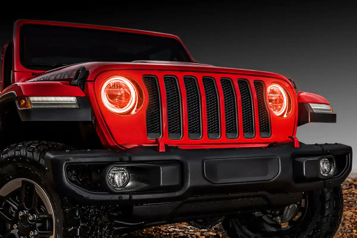 ORACLE Lighting 2020-2025 Jeep Gladiator JT LED Headlight Surface Mount Halo Kit - Image 29