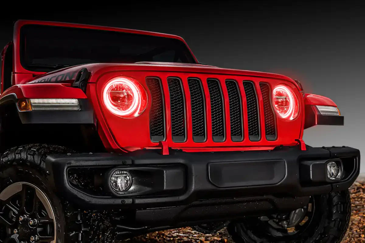 ORACLE Lighting 2020-2025 Jeep Gladiator JT LED Headlight Surface Mount Halo Kit - Image 5