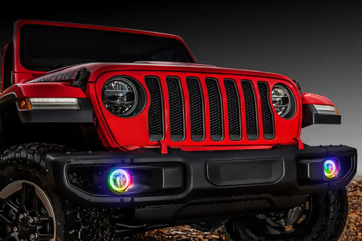 ORACLE Lighting 2020-2025 Jeep Gladiator JT LED Surface Mount Fog Light Halo Kit - Image 10