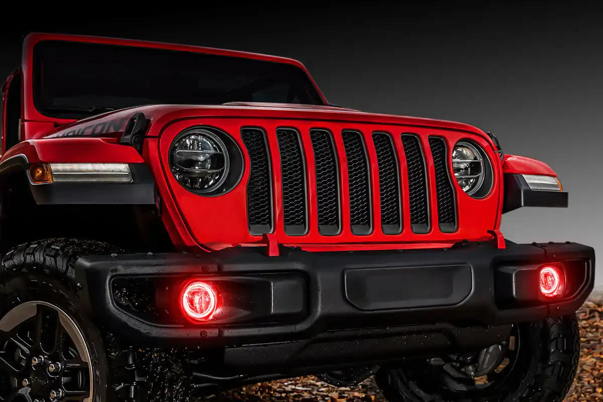 ORACLE Lighting 2020-2025 Jeep Gladiator JT LED Surface Mount Fog Light Halo Kit - Image 7