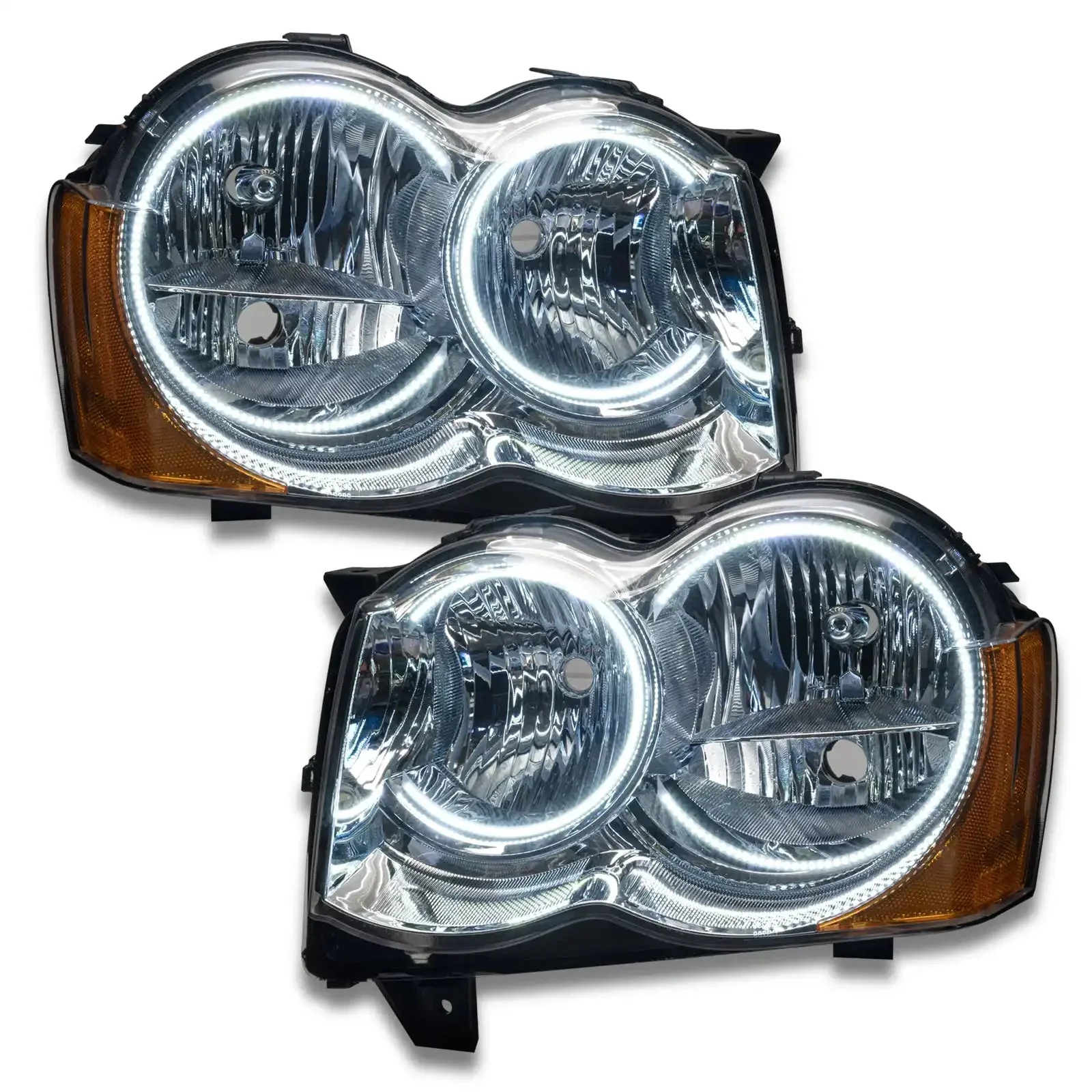 2008-2010 Jeep Grand Cherokee Pre-Assembled Headlights-Non HID - Image 6