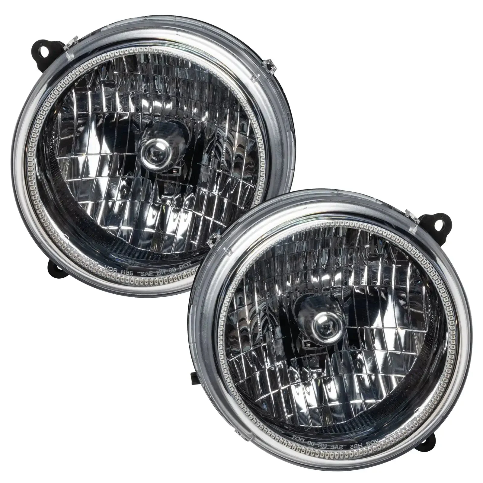 ORACLE Lighting 2005-2007 Jeep Liberty Pre-Assembled Halo Headlights - Image 3