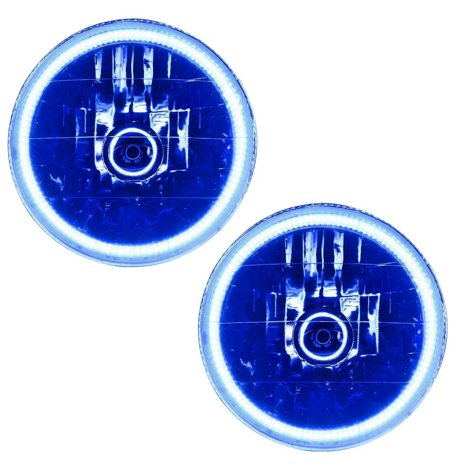 ORACLE Lighting 1997-2006 Jeep Wrangler TJ Pre-Assembled Halo Headlights - Image 3