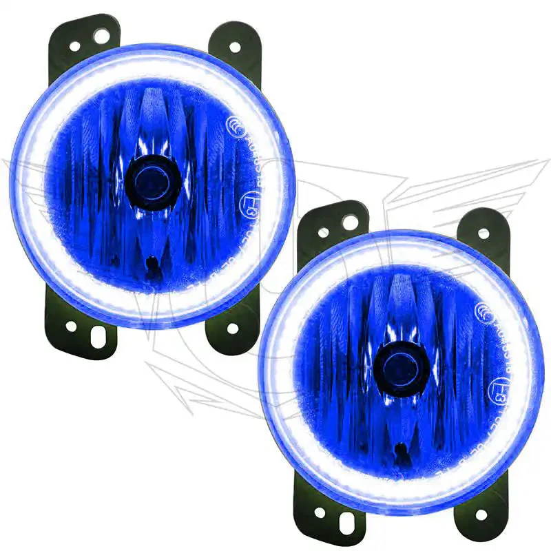 ORACLE Lighting 2007-2009 Jeep Wrangler JK Pre-Assembled Halo Fog Lights - Image 3