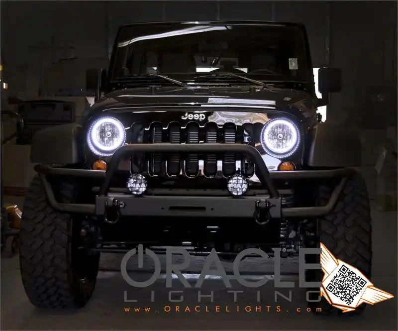 ORACLE Lighting 2007-2016 Jeep Wrangler JK Pre-Assembled Headlights - Image 6