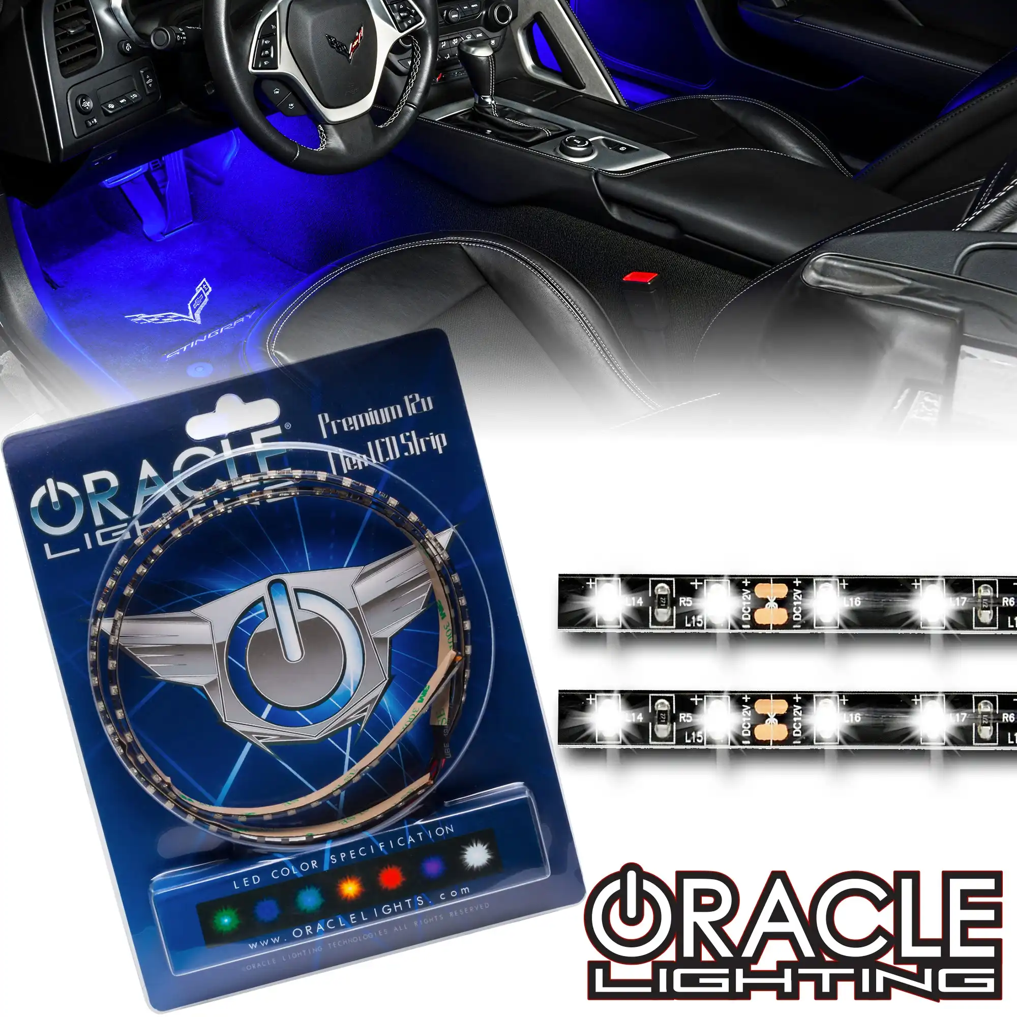 Jeep Wrangler JL/Gladiator JT ORACLE Ambient LED Lighting Footwell Kit