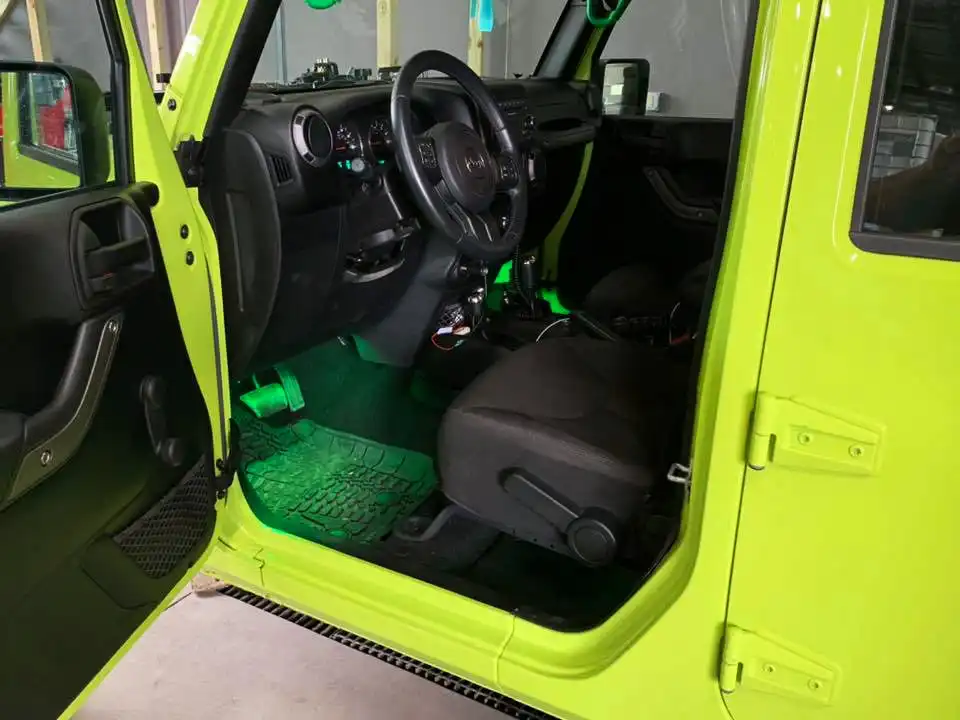 Jeep Wrangler JL/Gladiator JT ORACLE Ambient LED Lighting Footwell Kit - Image 11