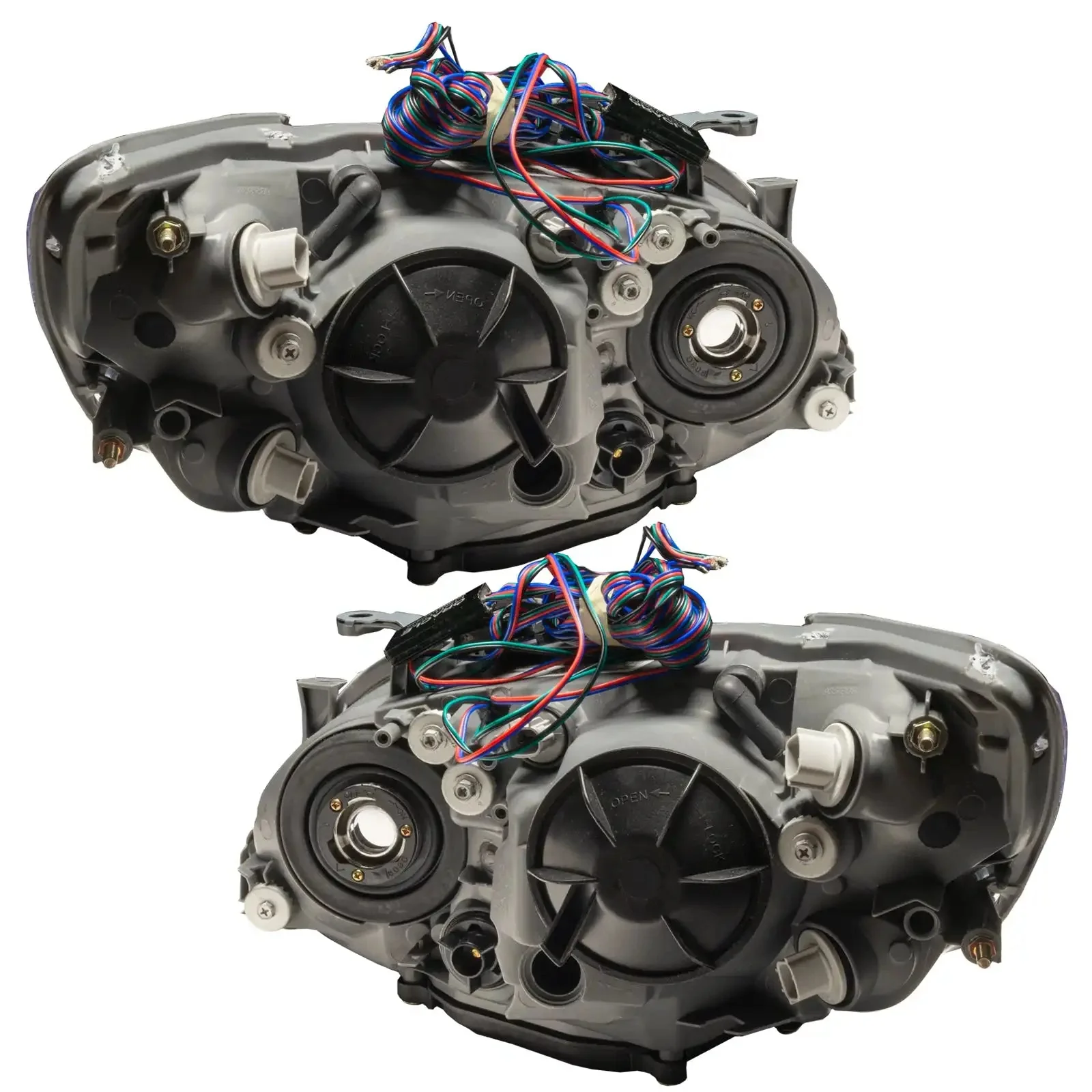 ORACLE Lighting 2001-2005 Lexus IS300 Pre-Assembled Halo Headlights-HID-Black Housing - Image 6