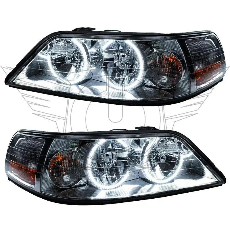 ORACLE Lighting 2005-2011 Lincoln Town Car Pre-Assembled Halo Headlights - Non HID - Image 6