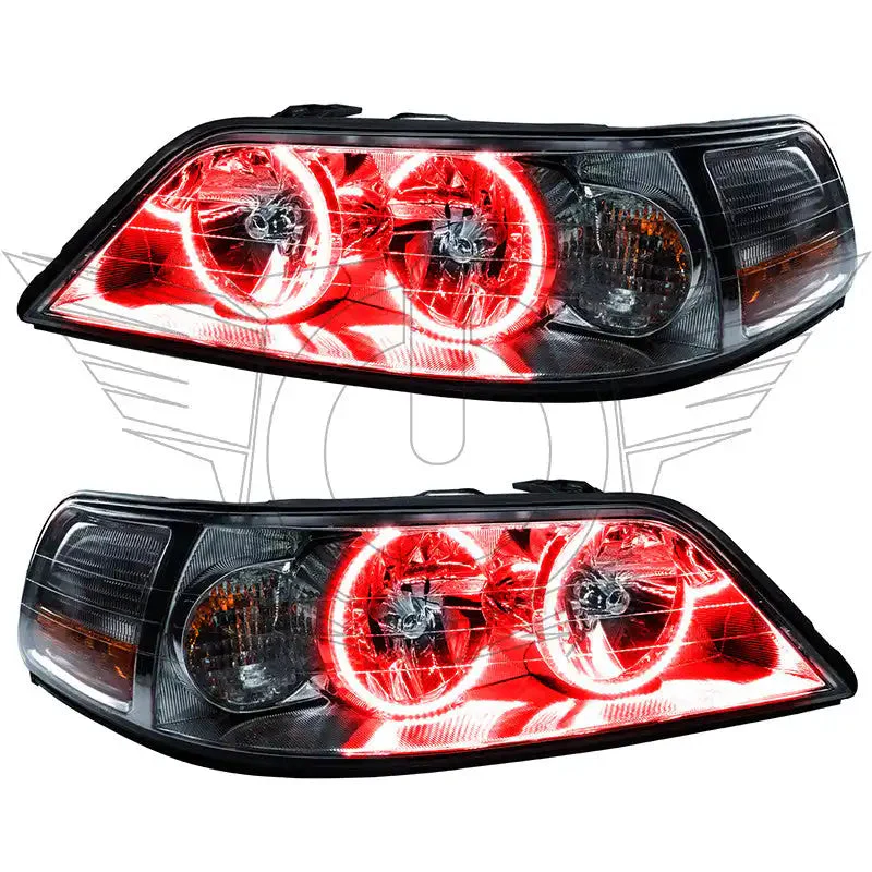 ORACLE Lighting 2005-2011 Lincoln Town Car Pre-Assembled Halo Headlights - Non HID - Image 8