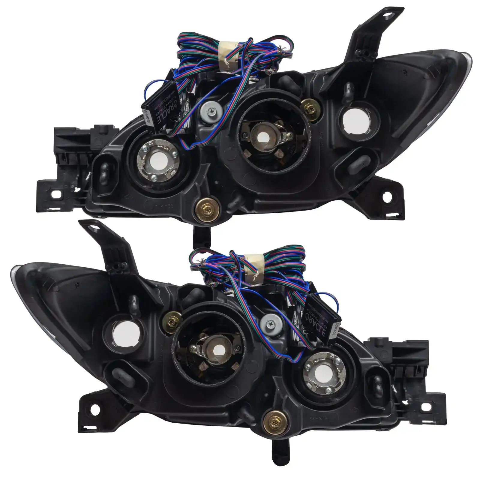 ORACLE Lighting 2004-2009 Mazda 3 Pre-Assembled Halo Headlights - 4DR HALOGEN STYLE - Image 5