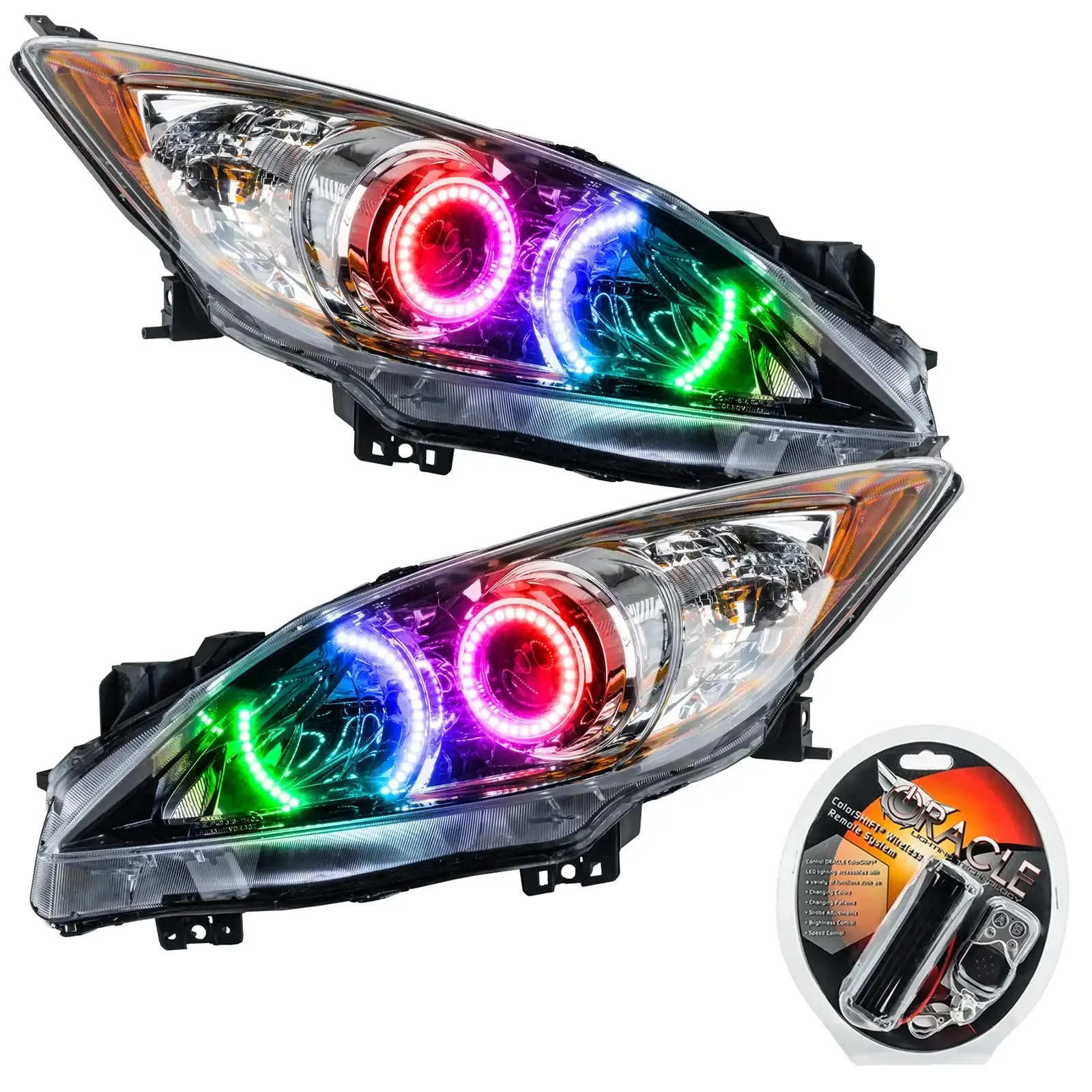 ORACLE Lighting 2010-2013 Mazda 3 Pre-Assembled Headlights - Halogen - Image 7