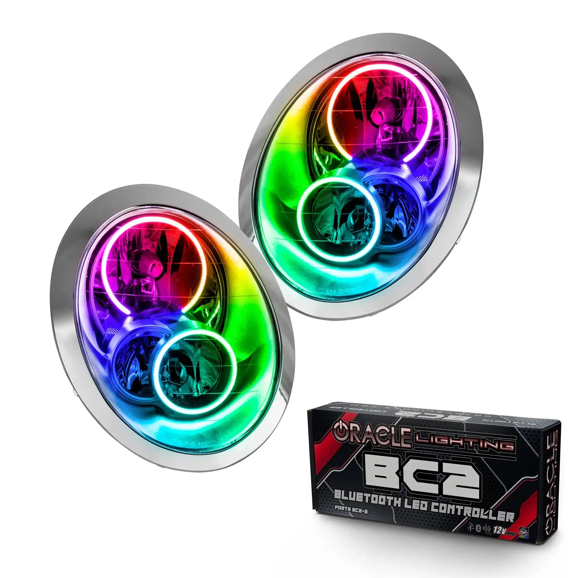 ORACLE Lighting 2005-2008 Mini Cooper/S Pre-Assembled Halo Headlights - Image 12