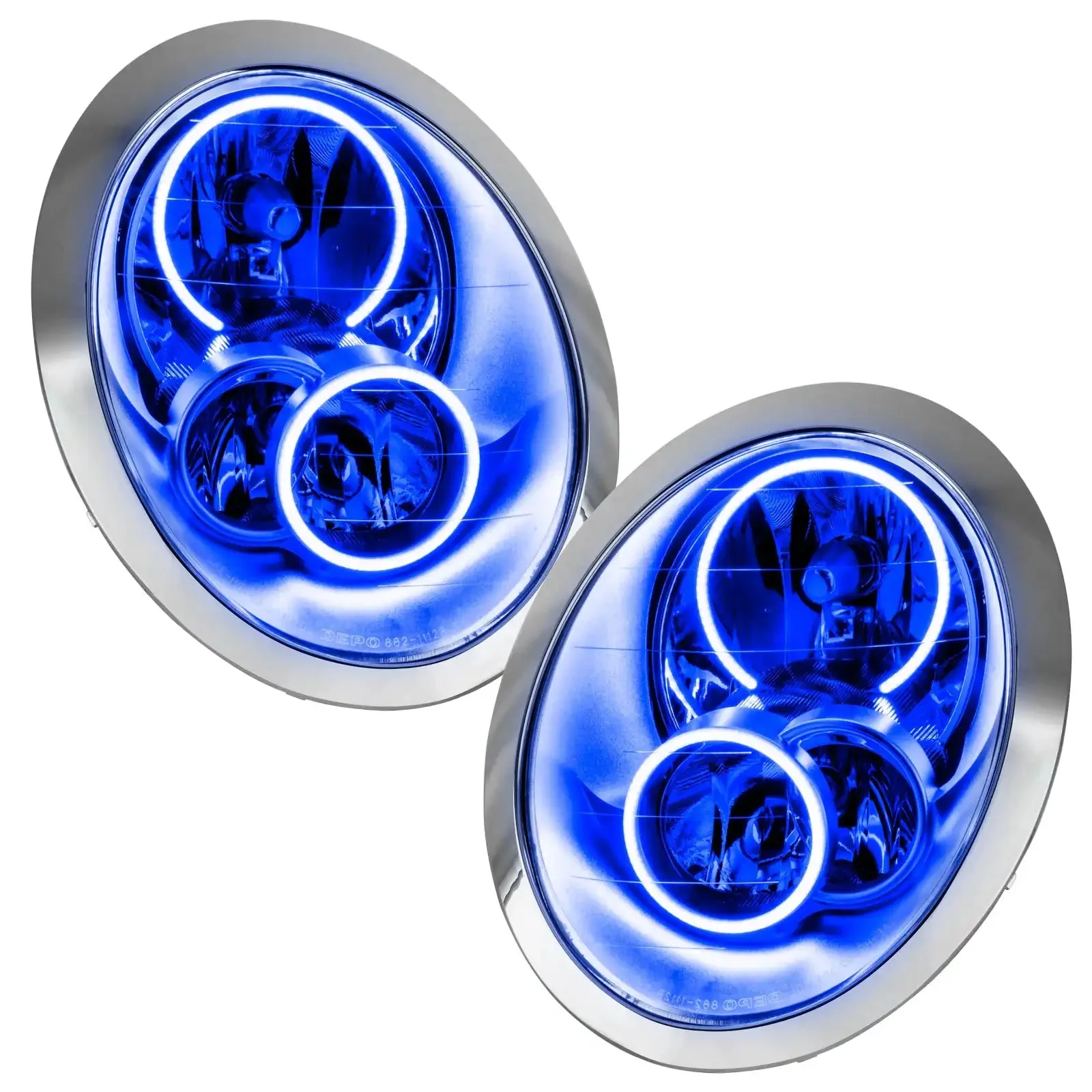 ORACLE Lighting 2005-2008 Mini Cooper/S Pre-Assembled Halo Headlights - Image 6