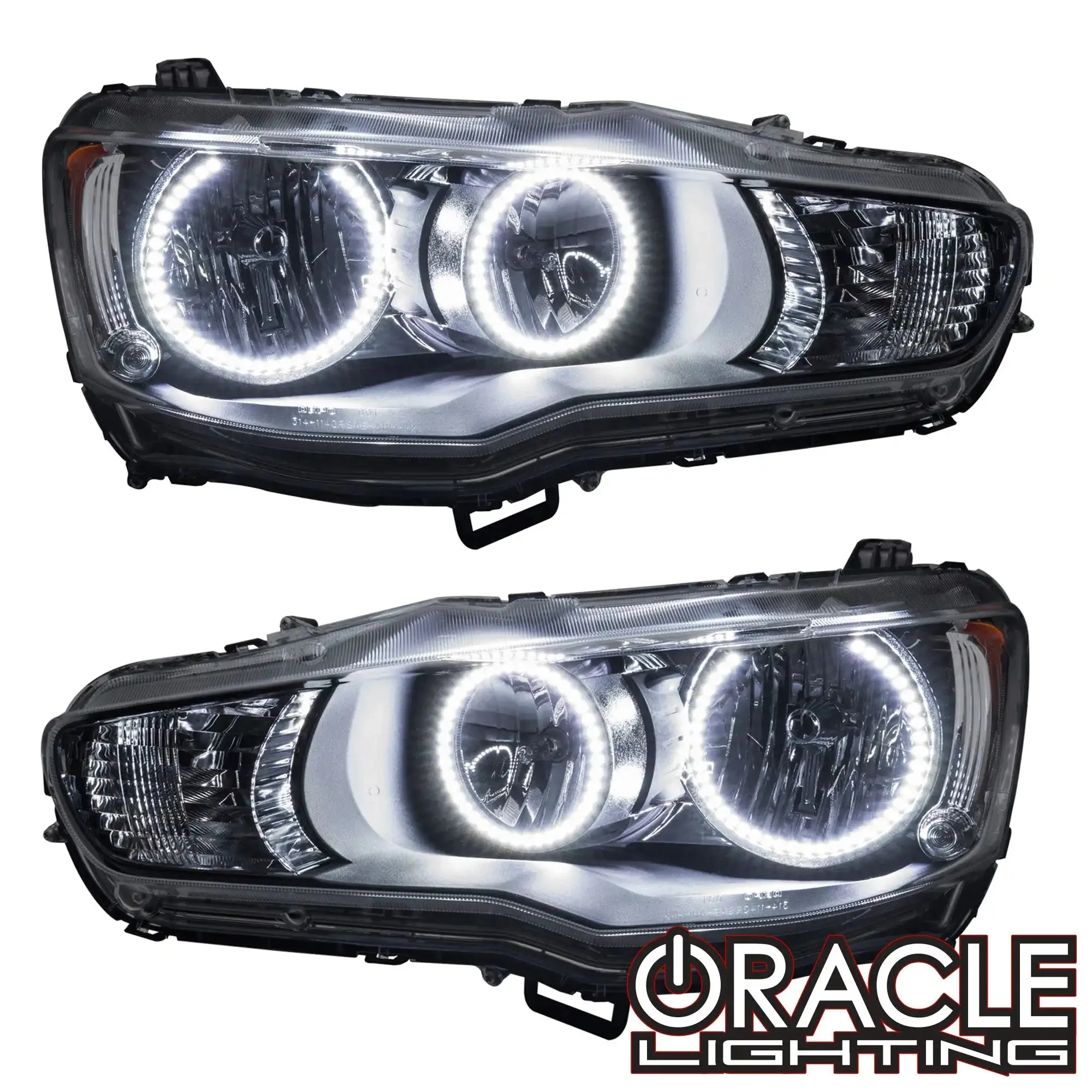 ORACLE Lighting 2008-2017 Mitsubishi Lancer Pre-Assembled Halo Headlights