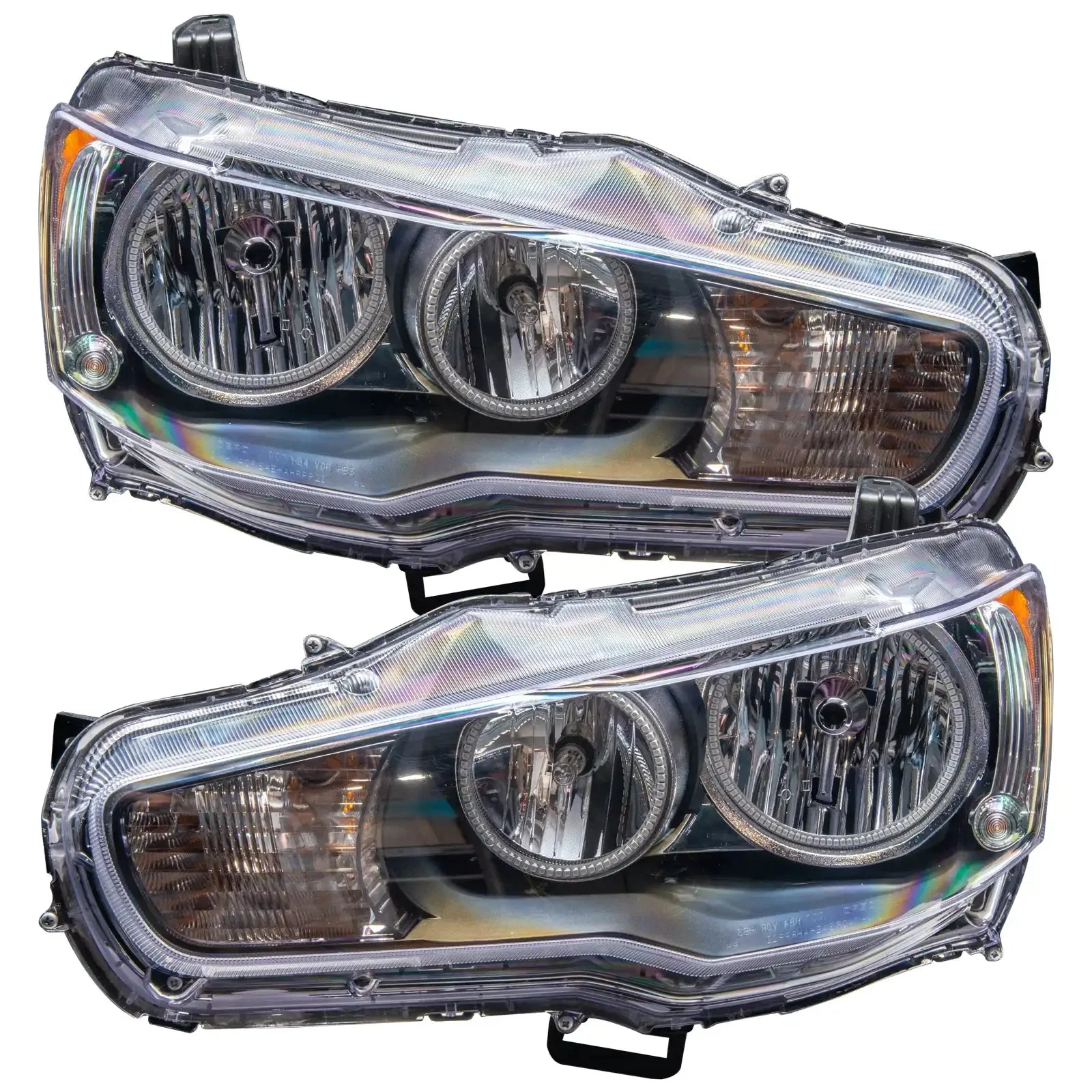 ORACLE Lighting 2008-2017 Mitsubishi Lancer Pre-Assembled Halo Headlights - Image 2