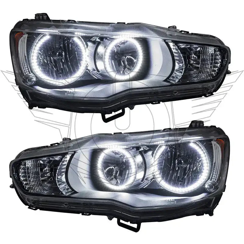 ORACLE Lighting 2008-2017 Mitsubishi Lancer Pre-Assembled Halo Headlights - Image 6