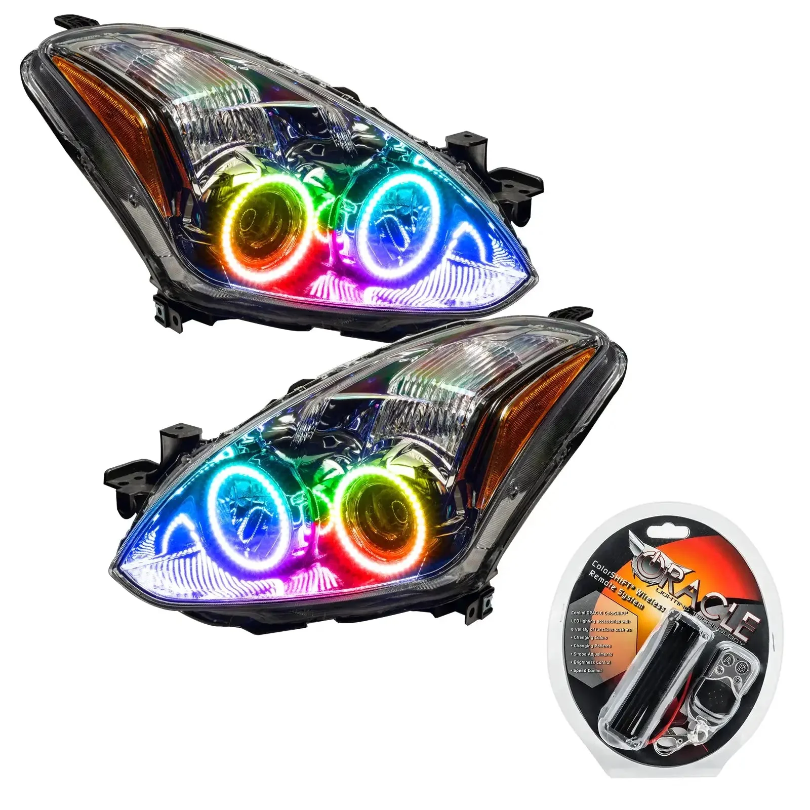 ORACLE Lighting 2010-2012 Nissan Altima Coupe Pre-Assembled Halo Headlights - Image 8