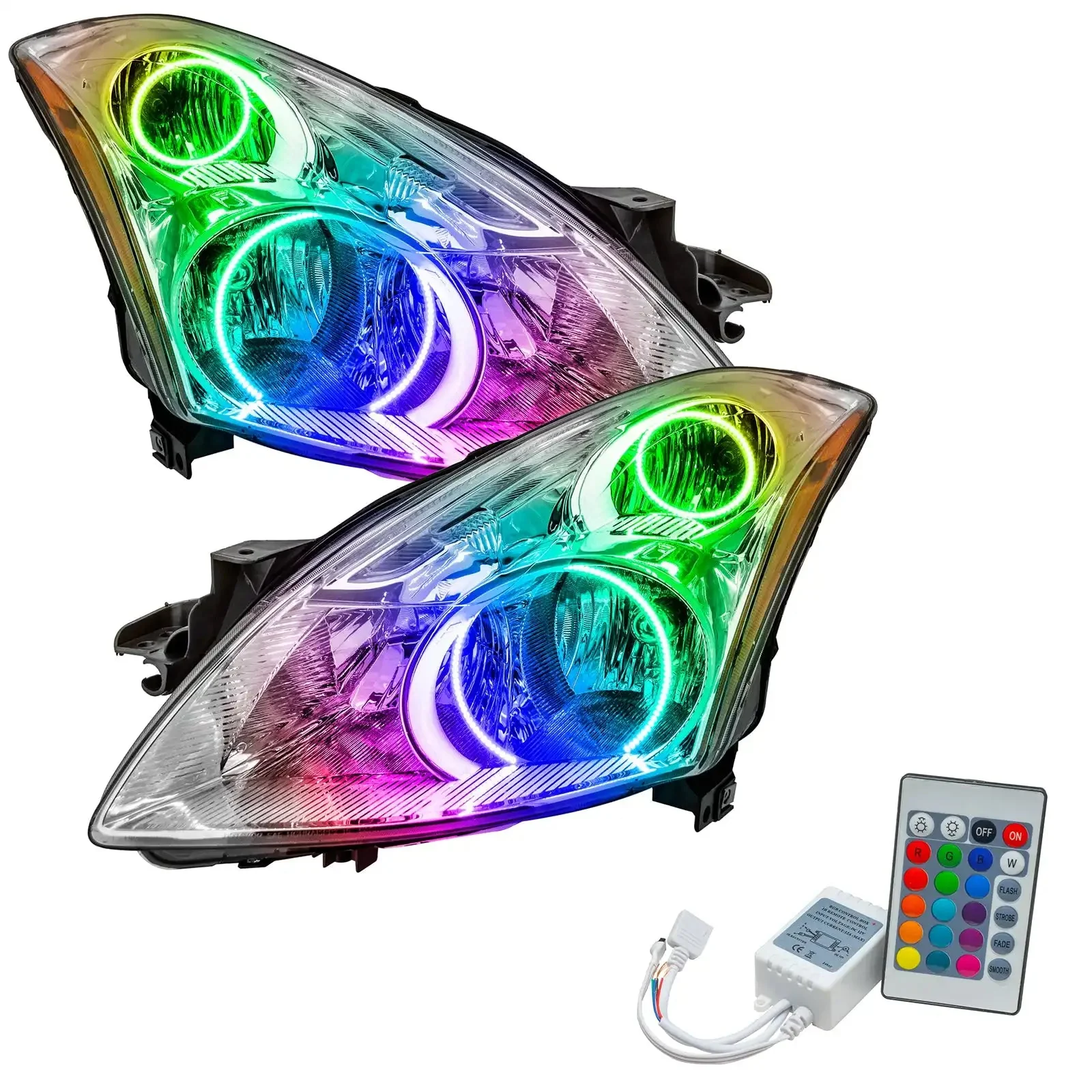 ORACLE Lighting 2010-2012 Nissan Altima Sedan Pre-Assembled LED Halo Headlights - Image 5