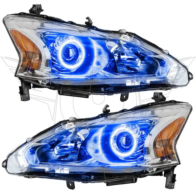 ORACLE Lighting 2013-2015 Nissan Altima Sedan Pre-Assembled Halo Headlights - (Halogen) - Image 7