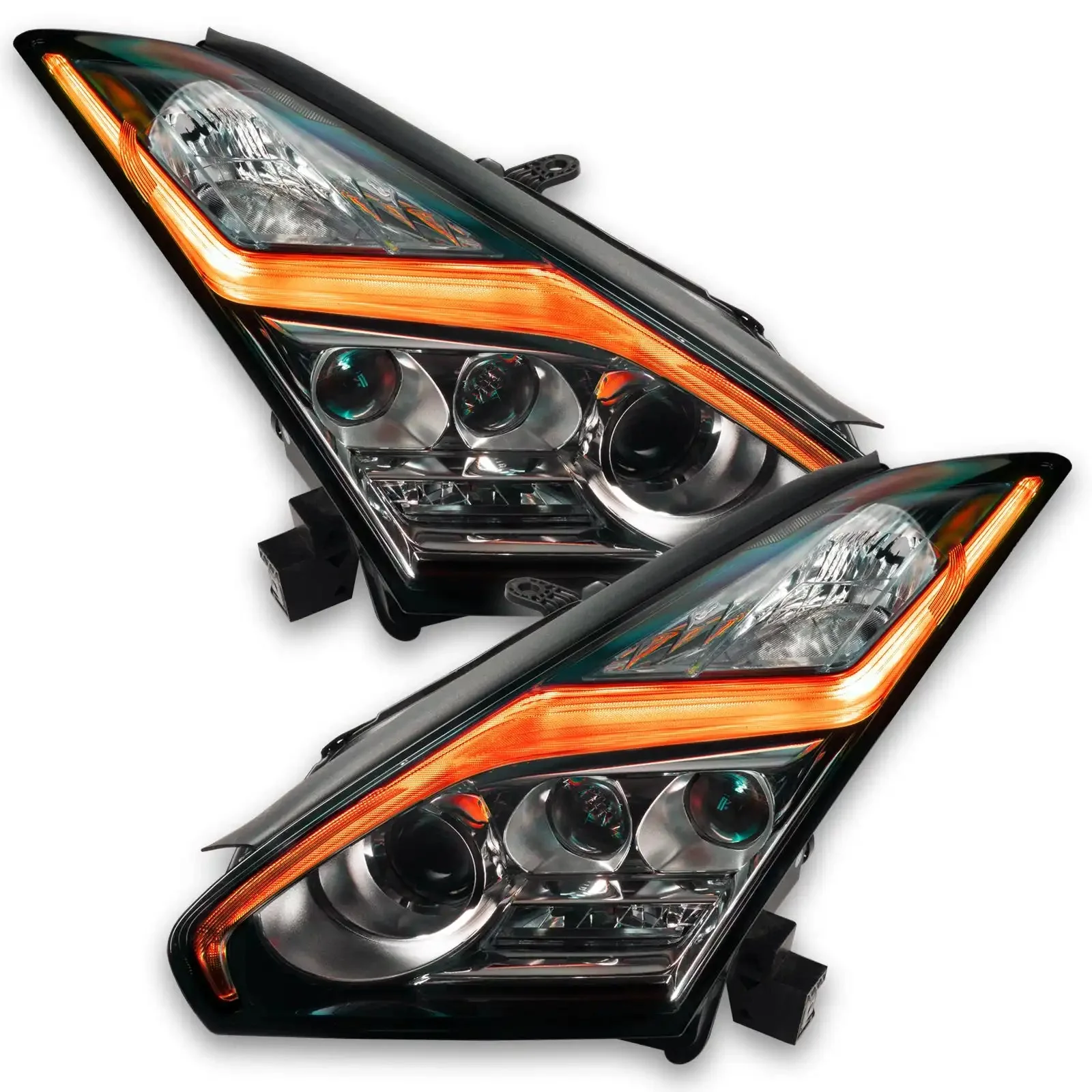 ORACLE Lighting 2015-2024 Nissan GT-R ColorSHIFT "Lightning Bolt" RGB+W Headlight DRL Upgrade Kit - Image 12