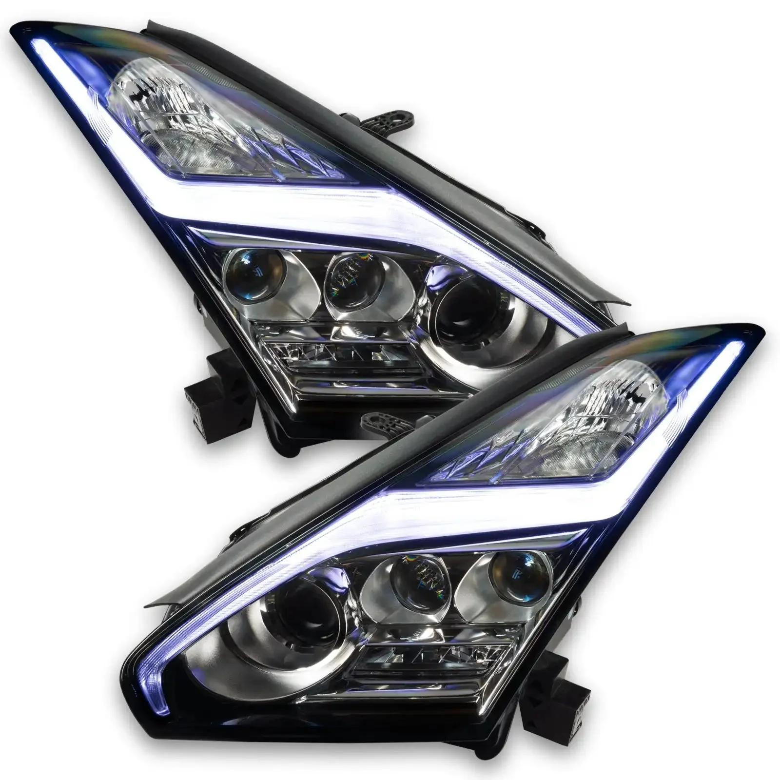 ORACLE Lighting 2015-2024 Nissan GT-R ColorSHIFT "Lightning Bolt" RGB+W Headlight DRL Upgrade Kit - Image 30