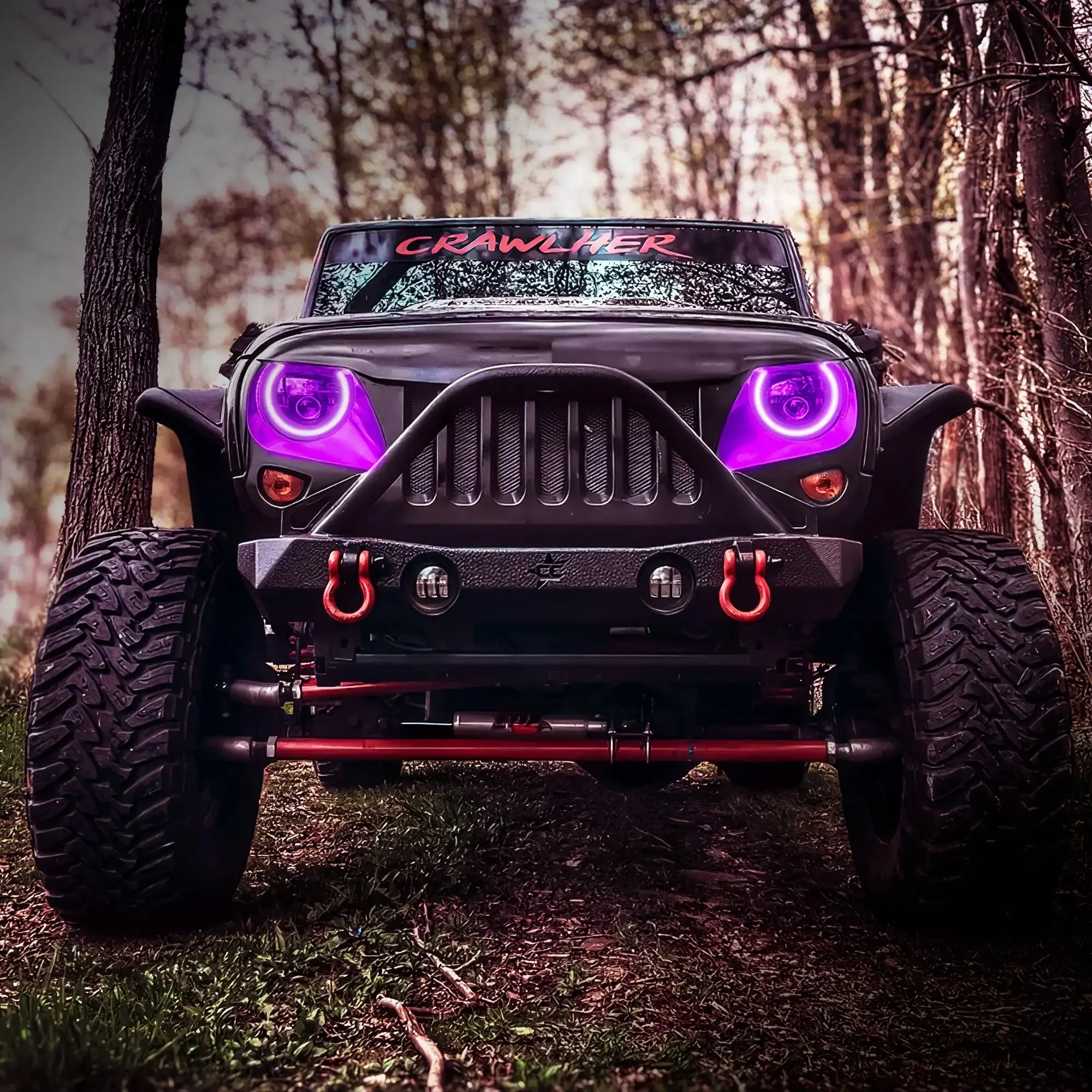 ORACLE Lighting 7" High Powered LED Headlights - Black Bezel - Dynamic ColorSHIFT - Jeep Wrangler JK - Image 13