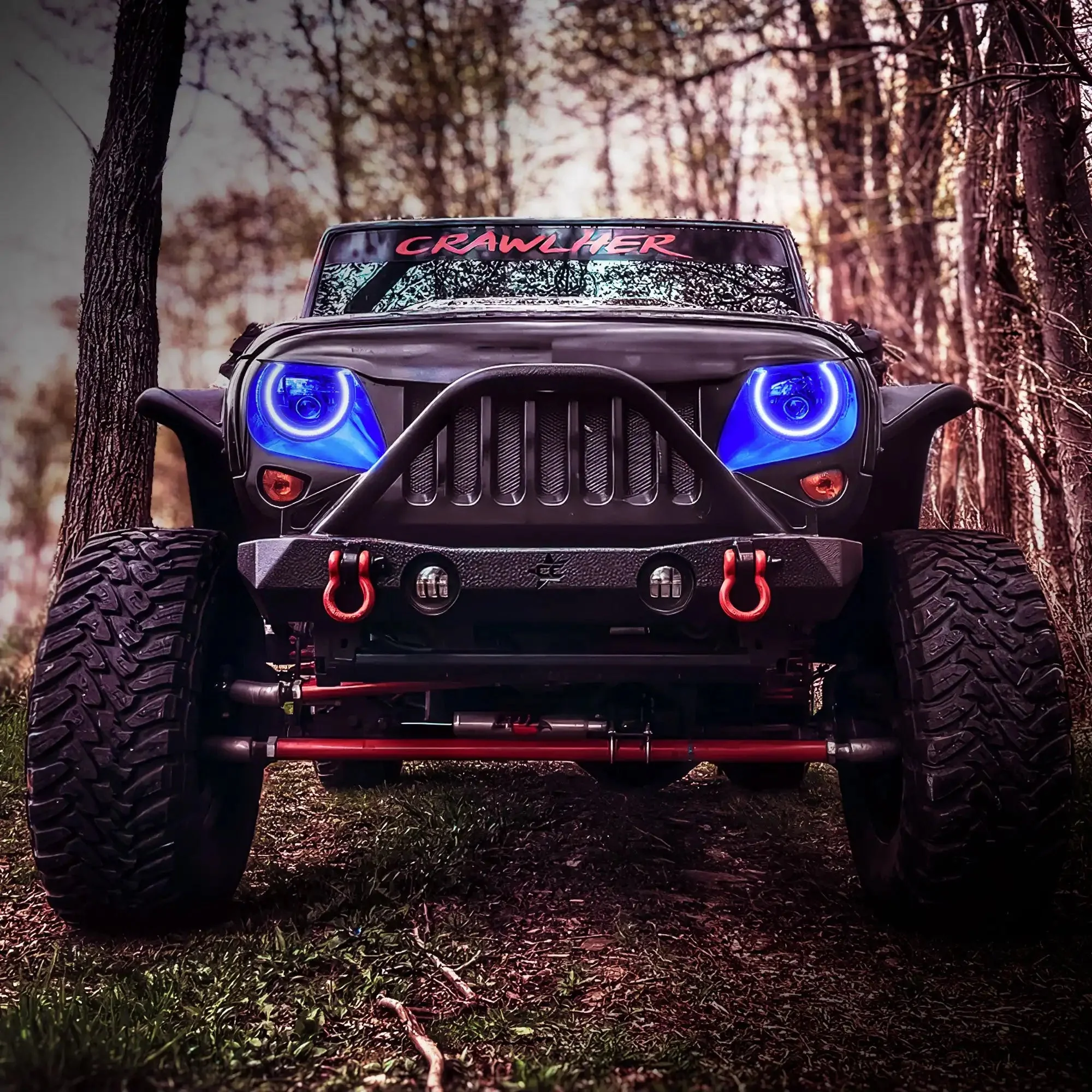 ORACLE Lighting 7" High Powered LED Headlights - Black Bezel - Dynamic ColorSHIFT - Jeep Wrangler JK - Image 6