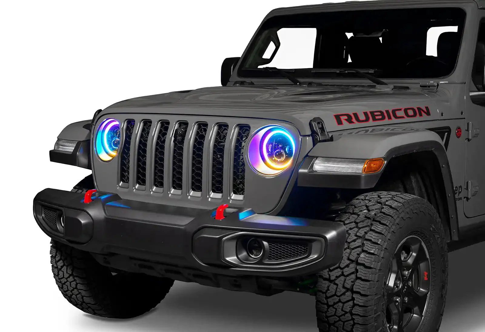 ORACLE Lighting Jeep Wrangler JL/Gladiator JT Dynamic ColorSHIFT® 7" High Powered LED Headlights (Pair) - Image 10