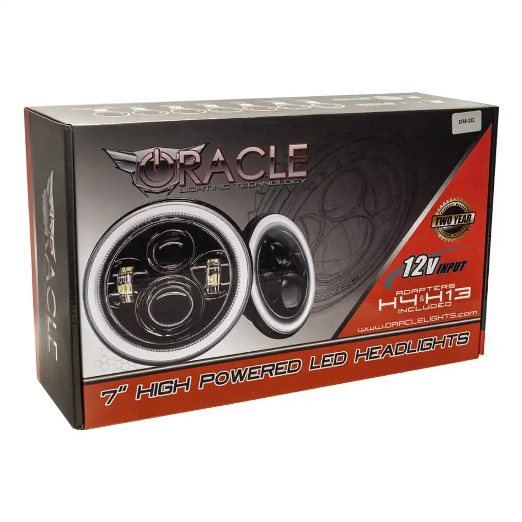 ORACLE Lighting Jeep Wrangler JL/Gladiator JT Dynamic ColorSHIFT® 7" High Powered LED Headlights (Pair) - Image 9
