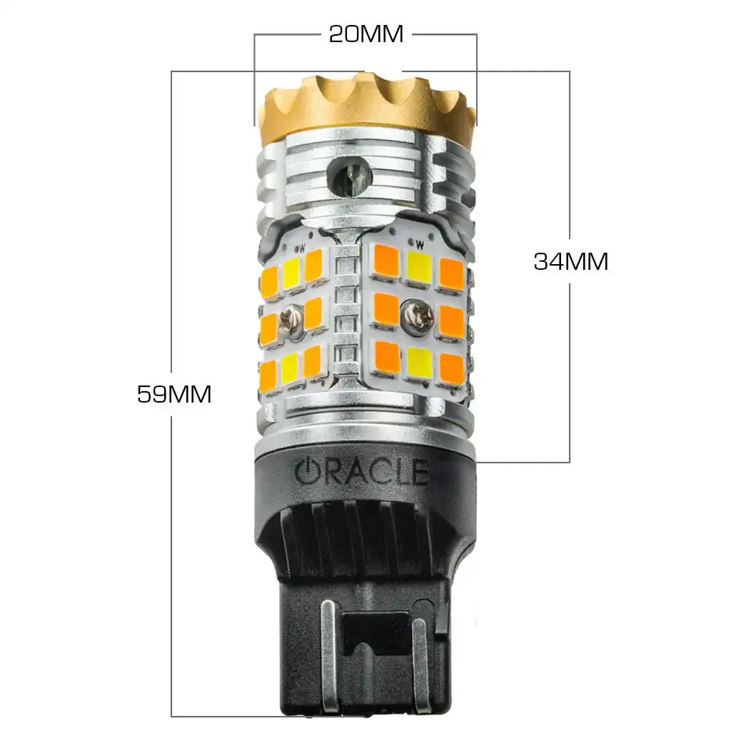 ORACLE Lighting 7443-CK LED Switchback High Output Can-Bus LED Bulbs (Pair) - Image 5