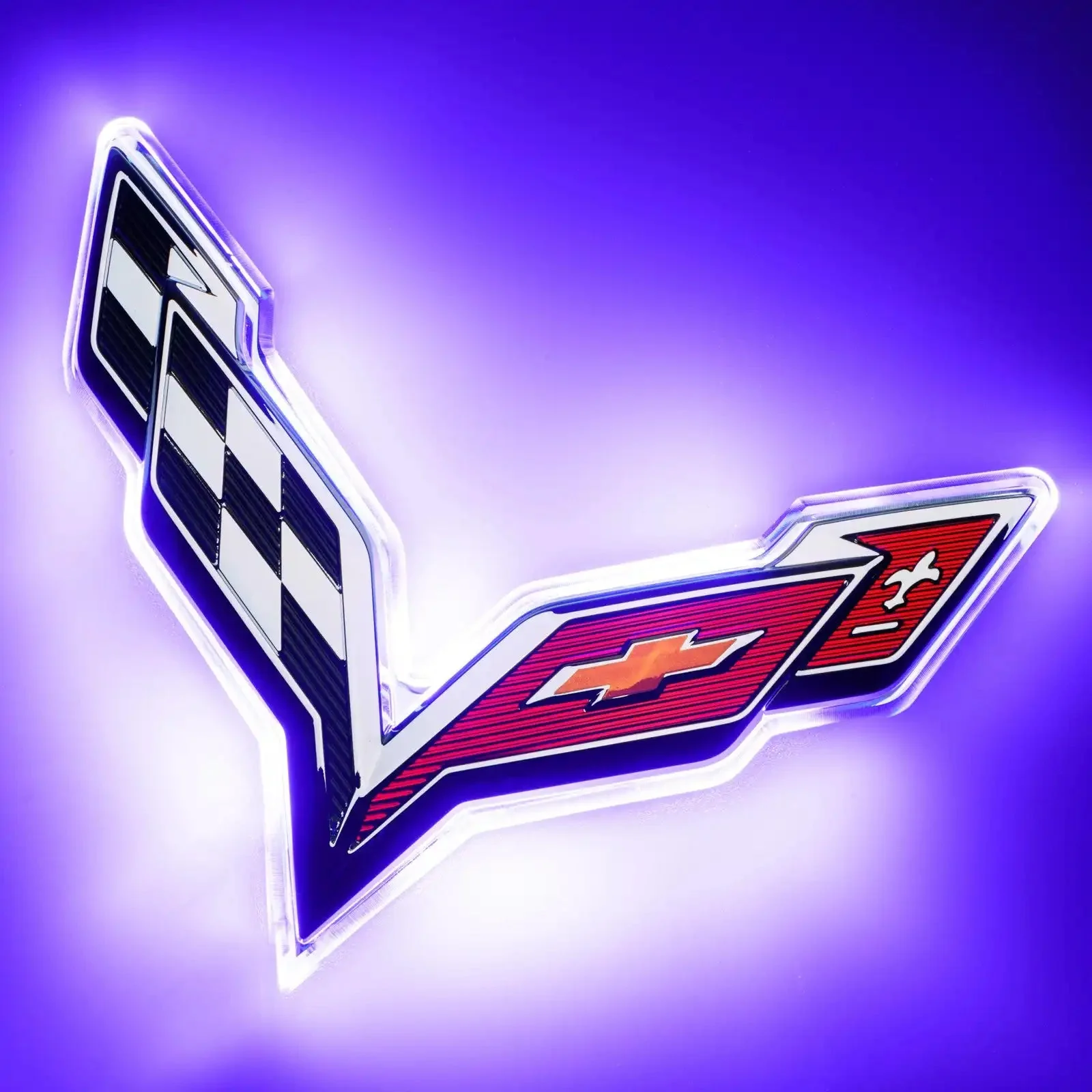 ORACLE Lighting 2014-2019 Chevrolet C7 Corvette Rear Illuminated Emblem - Image 14