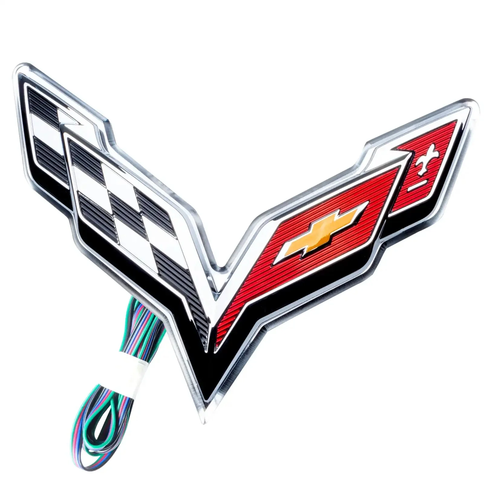 ORACLE Lighting 2014-2019 Chevrolet C7 Corvette Rear Illuminated Emblem - Image 5