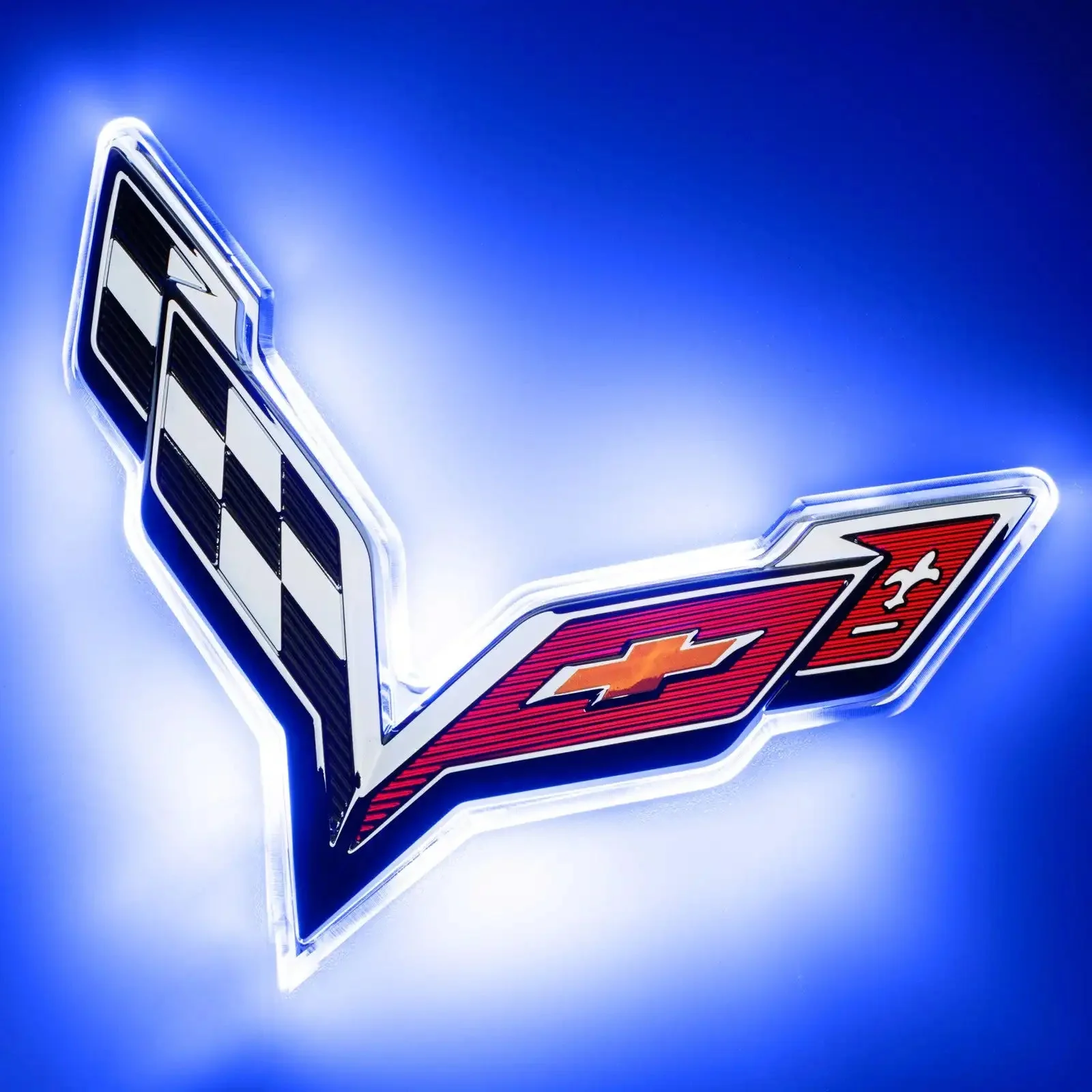 ORACLE Lighting 2014-2019 Chevrolet C7 Corvette Rear Illuminated Emblem - Image 9
