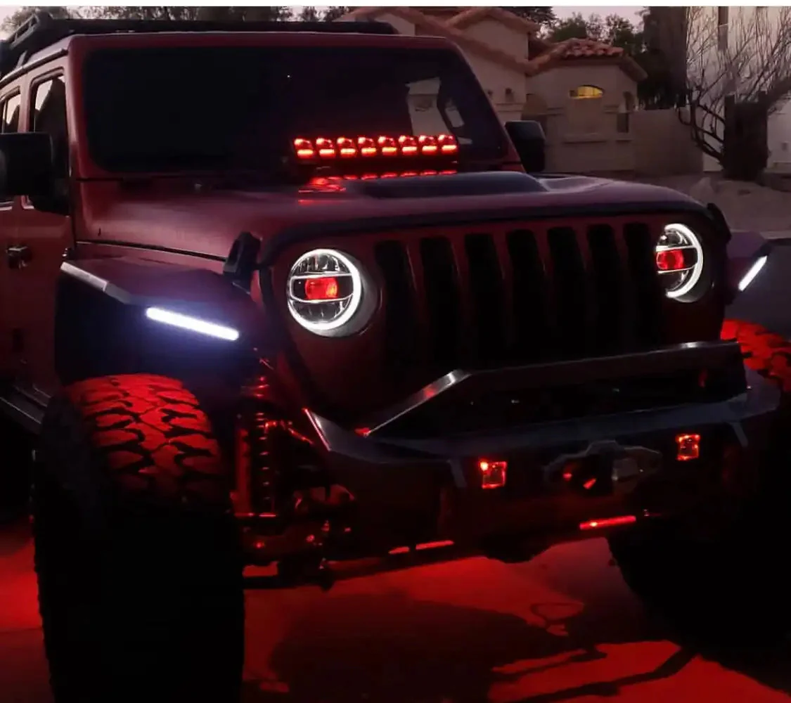 ORACLE Lighting  "Demon Eye" ColorSHIFT Projector Illumination Kit - Jeep Wrangler JL - Image 3