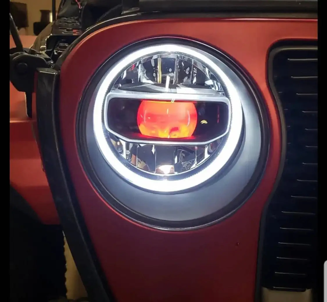 ORACLE Lighting  "Demon Eye" ColorSHIFT Projector Illumination Kit - Jeep Wrangler JL - Image 5